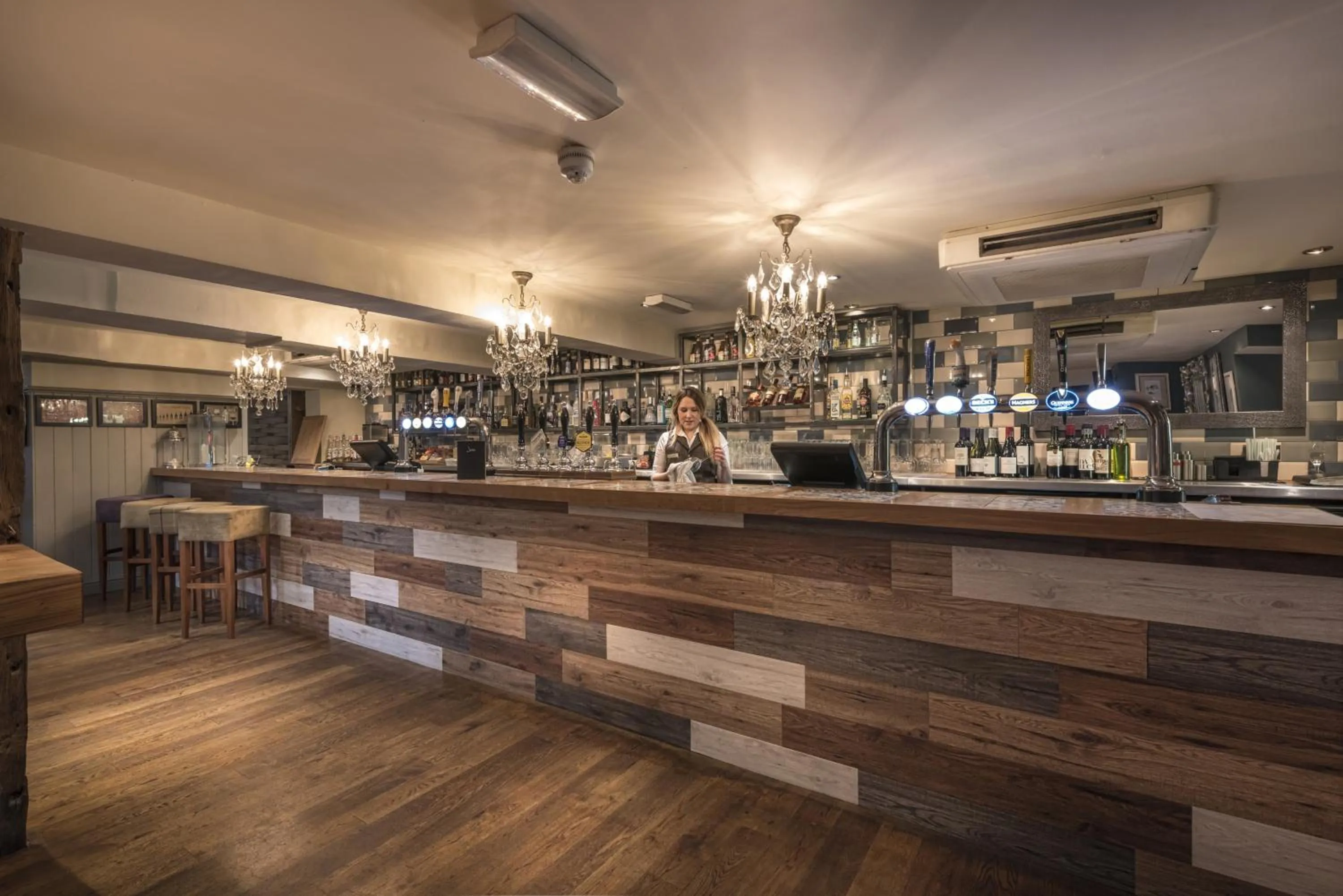 Lounge or bar in The Swan Hotel, Stafford, Staffordshire - The Coaching Inn Group