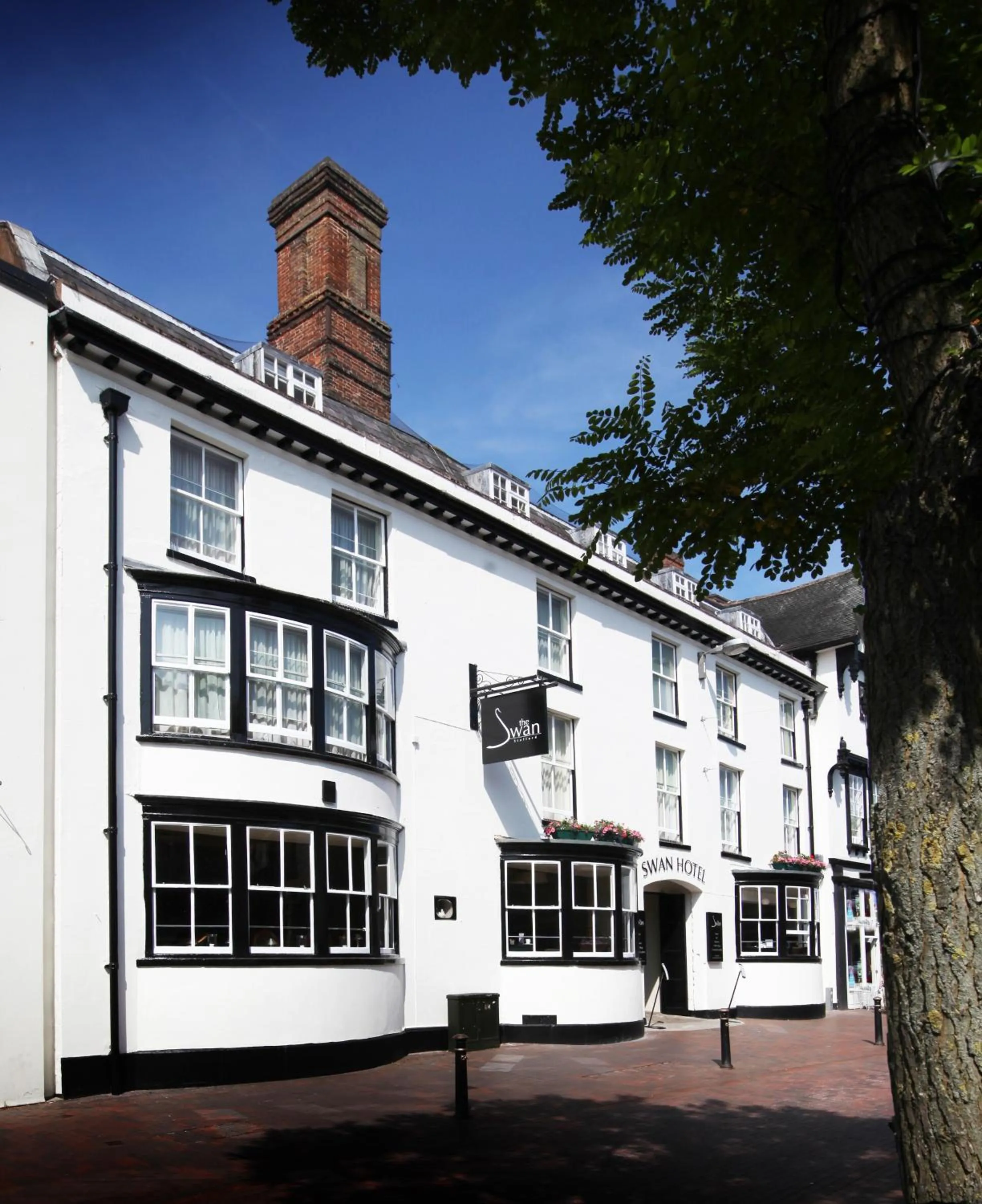 Facade/entrance in The Swan Hotel, Stafford, Staffordshire - The Coaching Inn Group