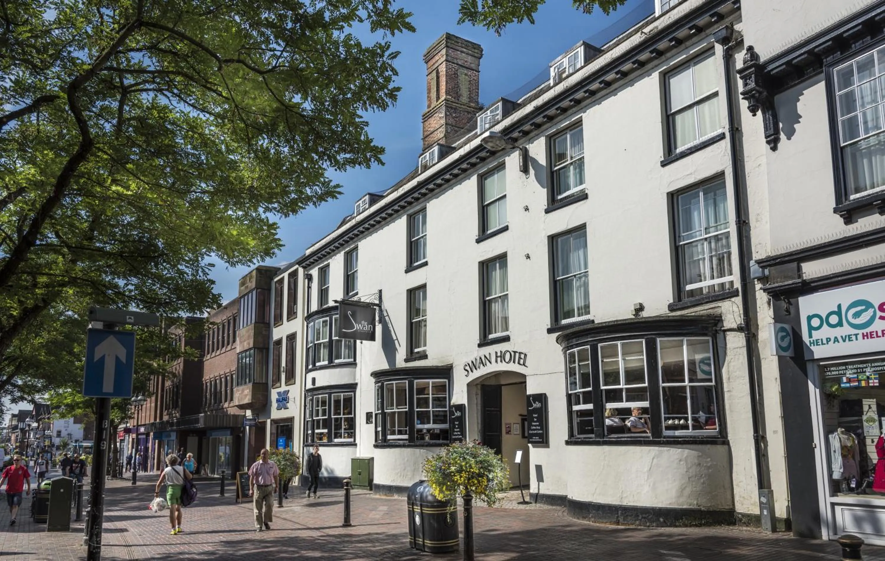 Property building in The Swan Hotel, Stafford, Staffordshire - The Coaching Inn Group