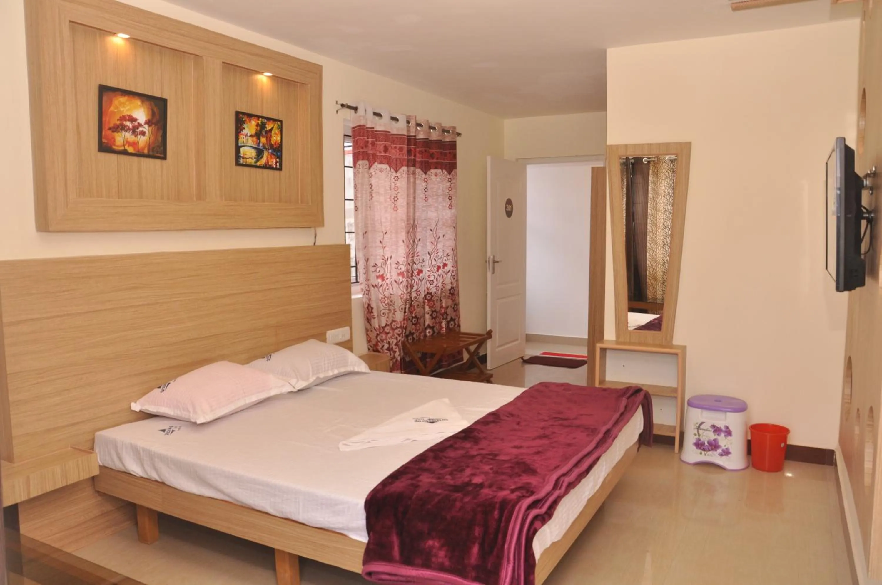 Bed in Drizzle Drop Inn