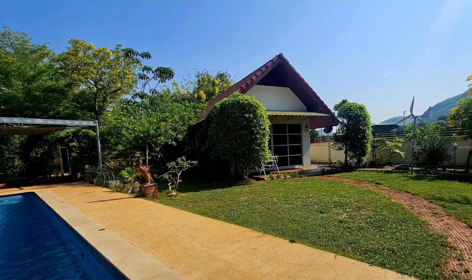Garden view in The Hillside Pranburi Resort