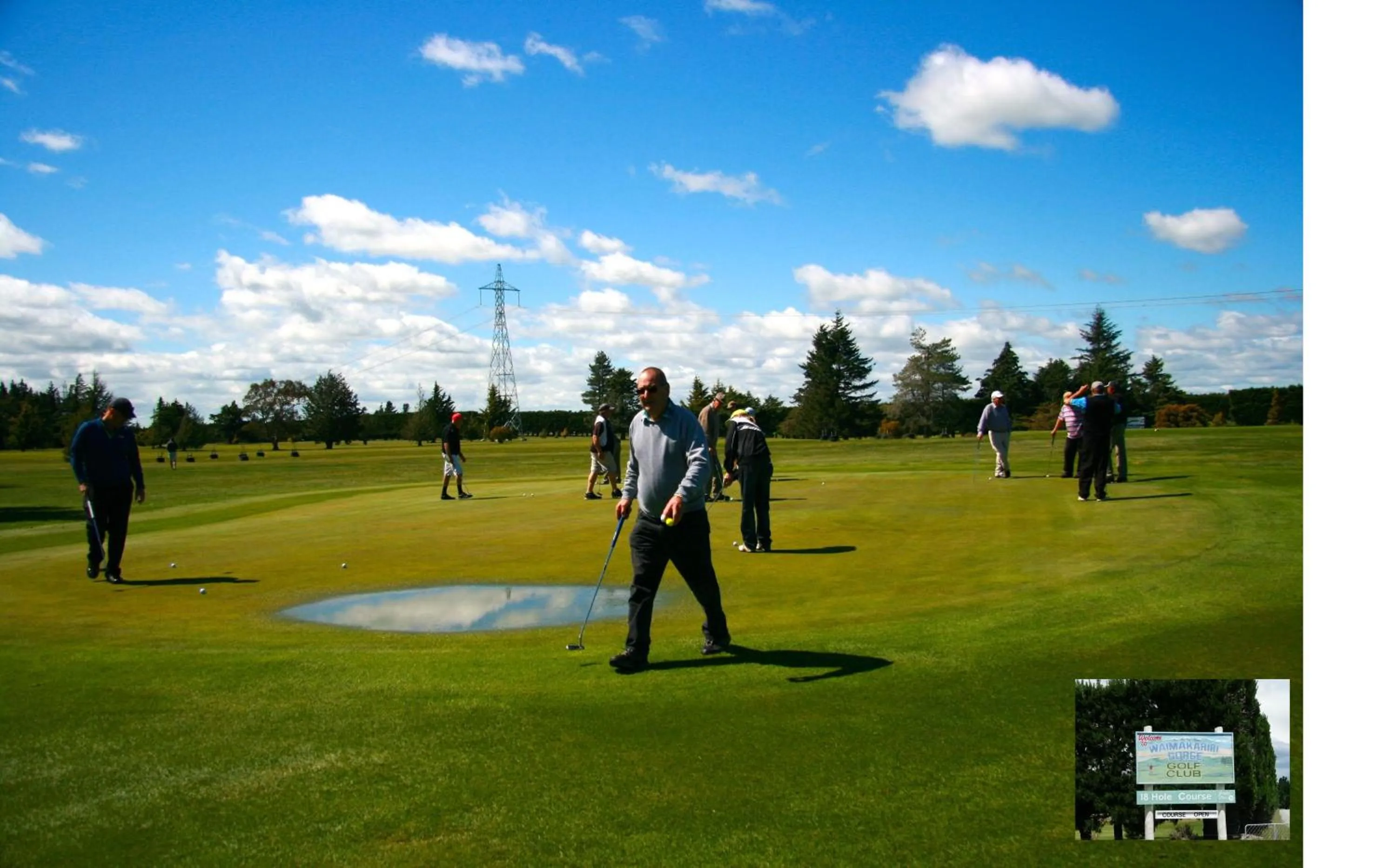 Golfcourse in Oxford Queenette Backpackers