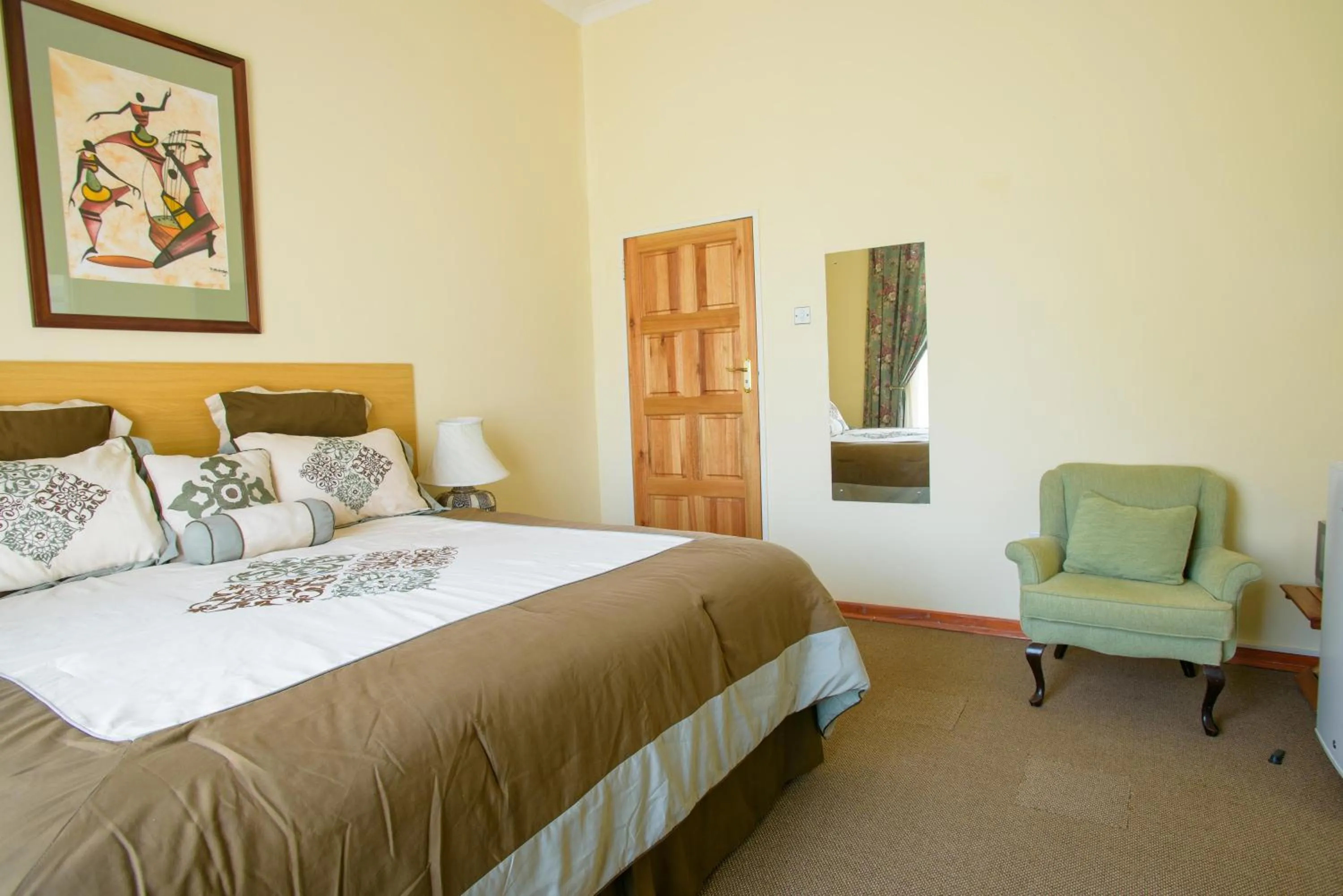 Bedroom, Bed in Art Lodges