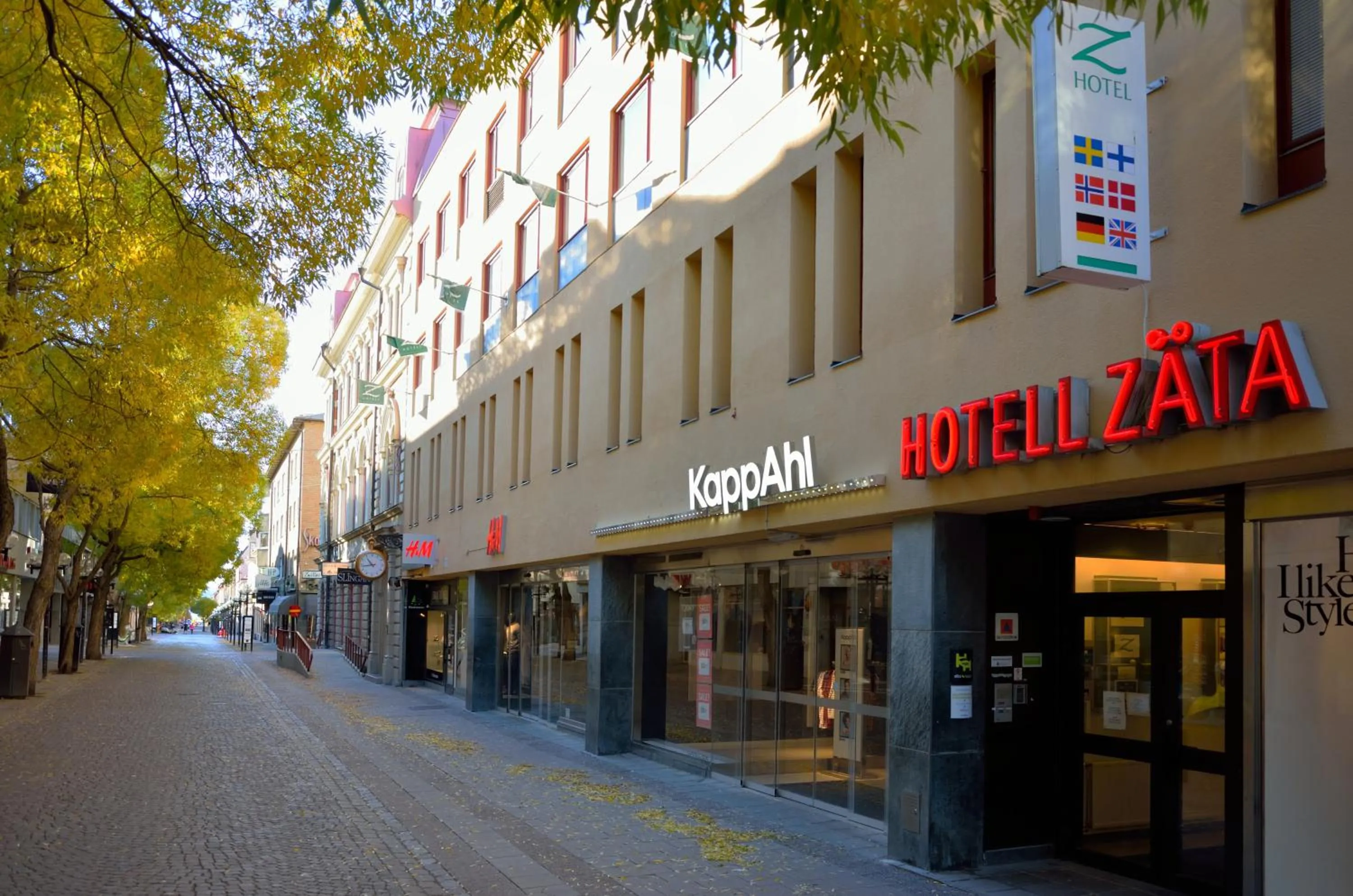 Facade/entrance in Hotell Zäta Longstay