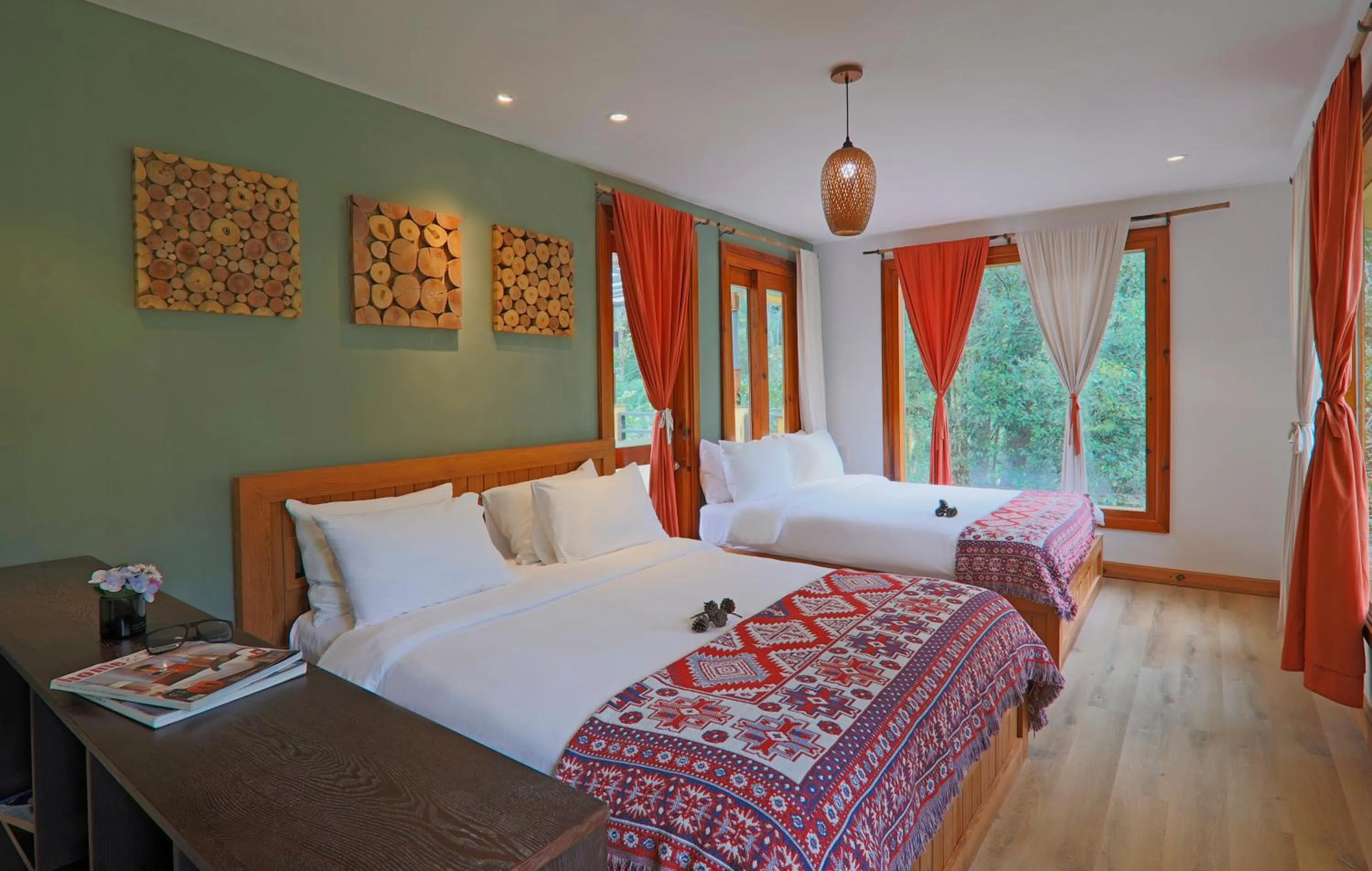 Bed in LAAN Retreat-DaLat