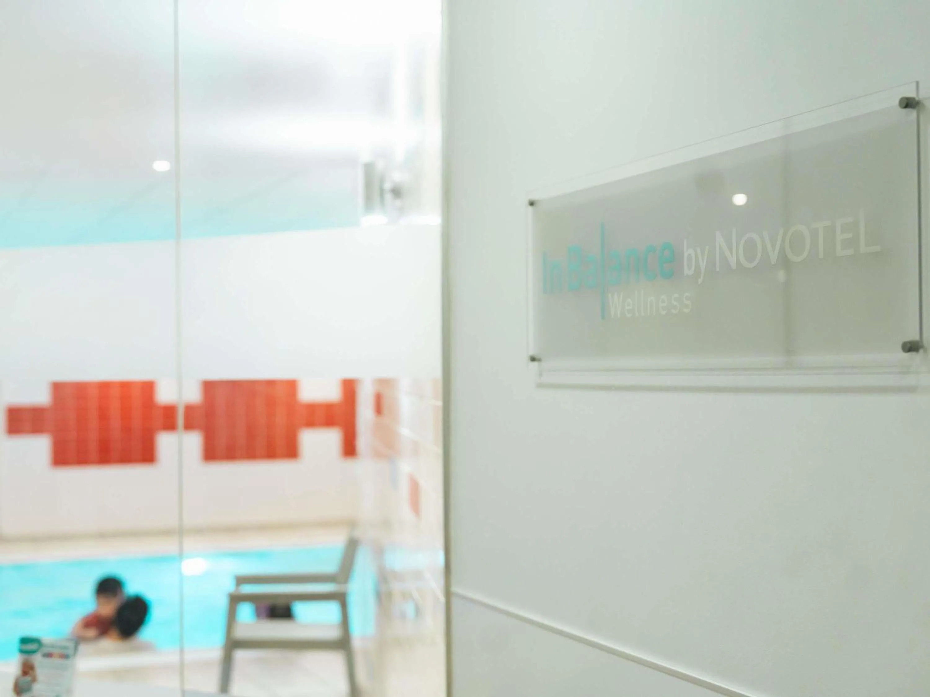 Pool view in Novotel Milton Keynes