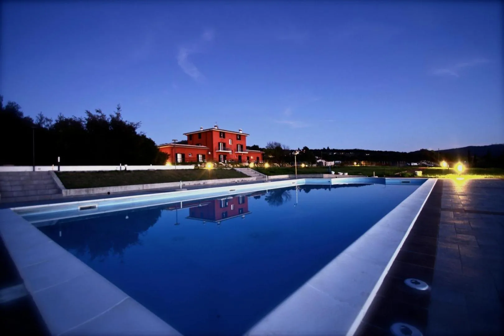 Pool view in Villa Liburnia