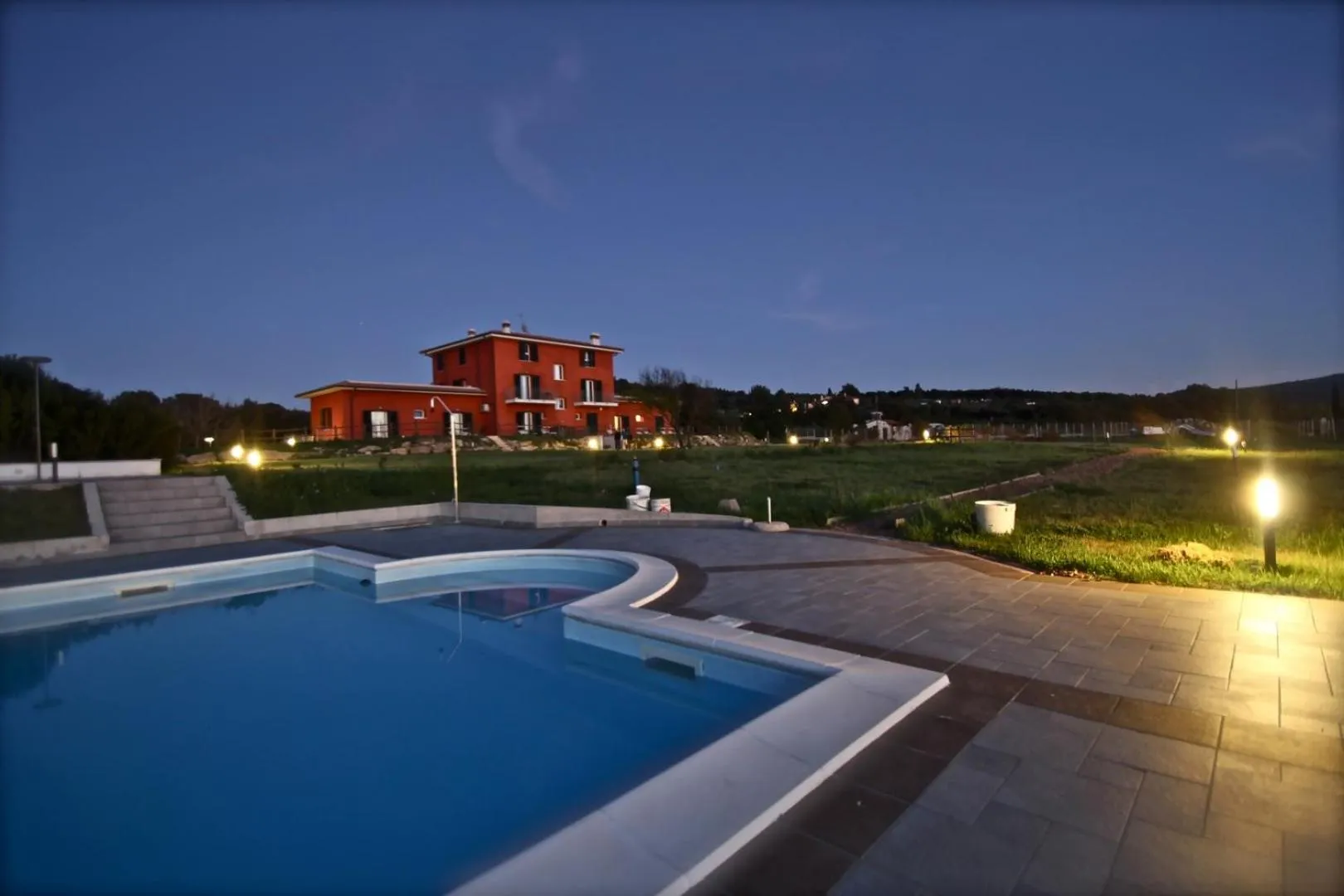Pool view in Villa Liburnia