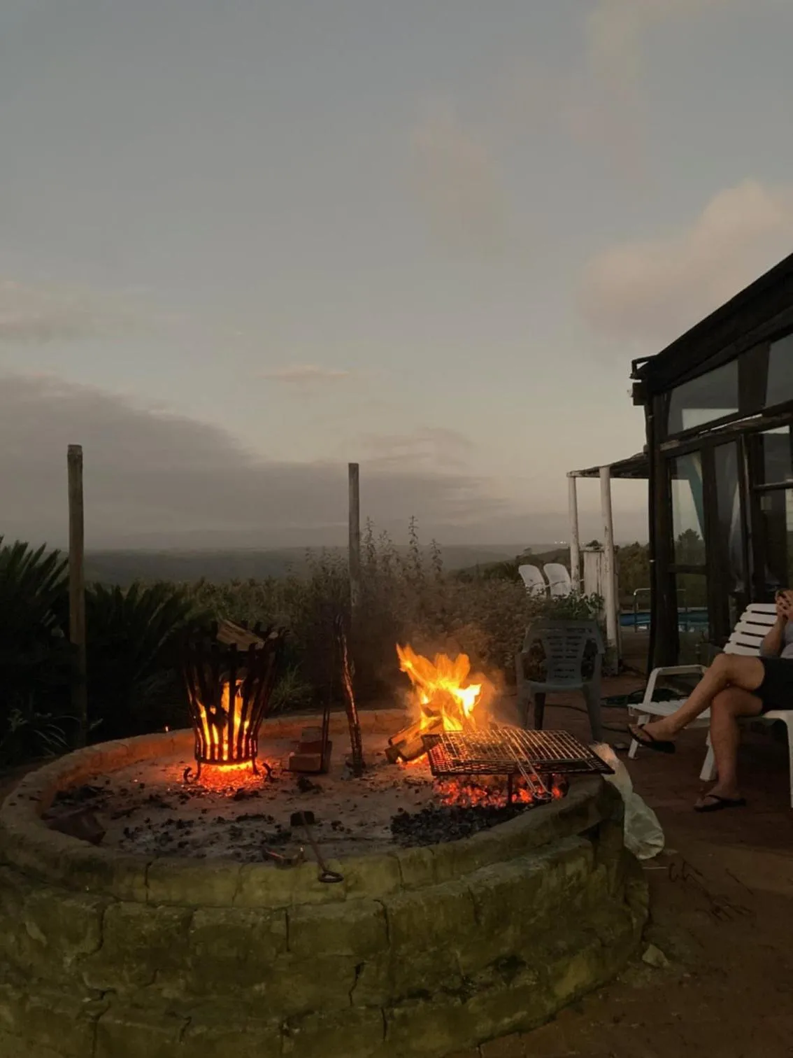 Patio in Protea Wilds Retreat