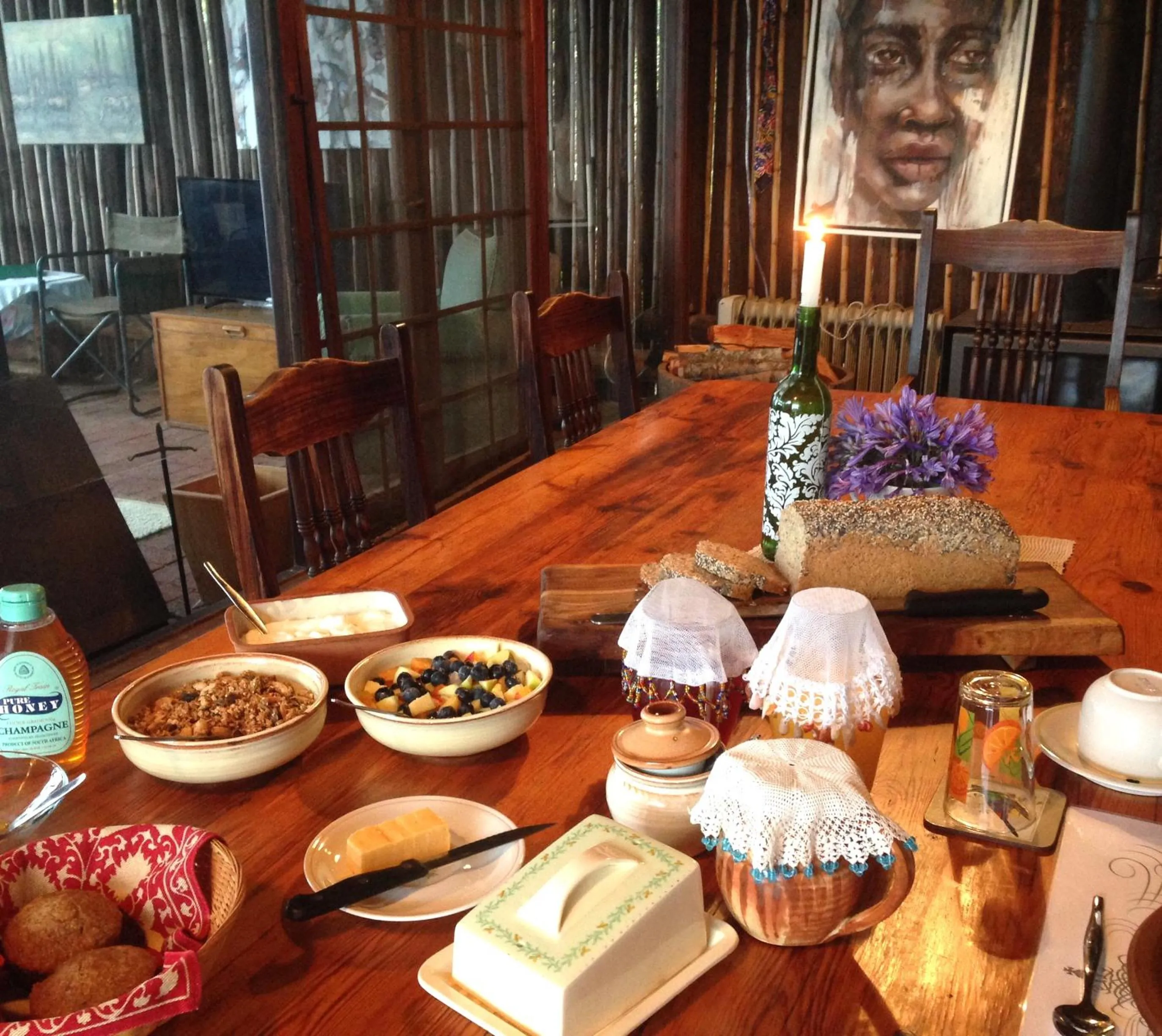 Food and drinks in Protea Wilds Retreat