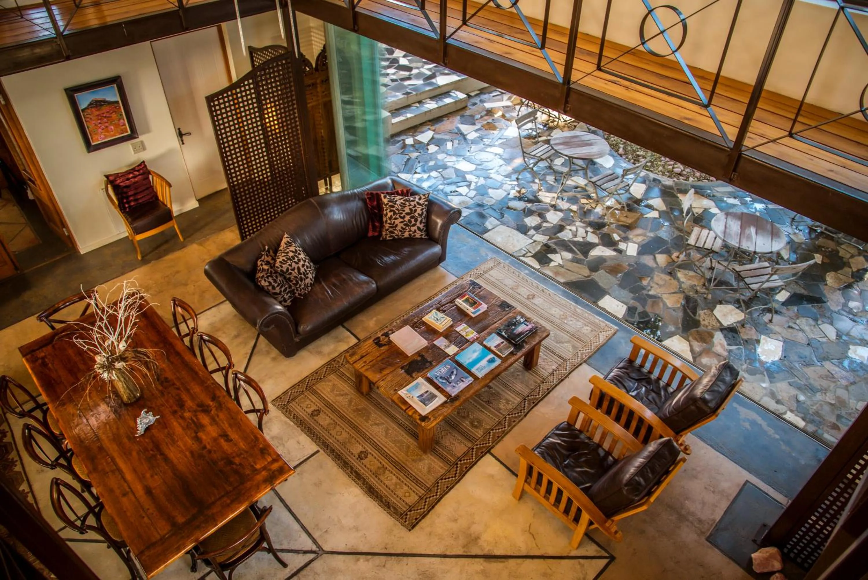 Living room in Grootvlei Guest Farm