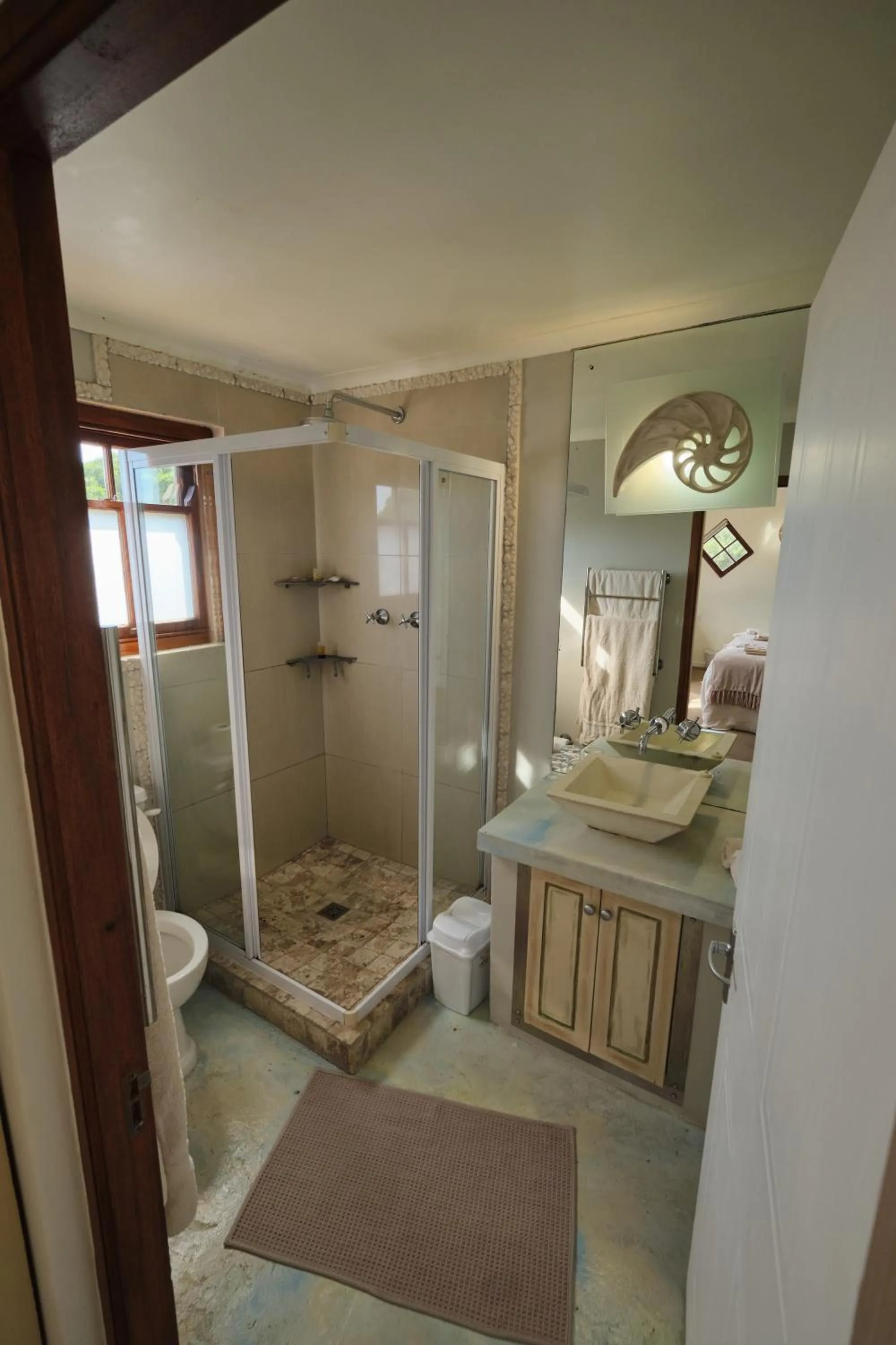 Shower in Grootvlei Guest Farm