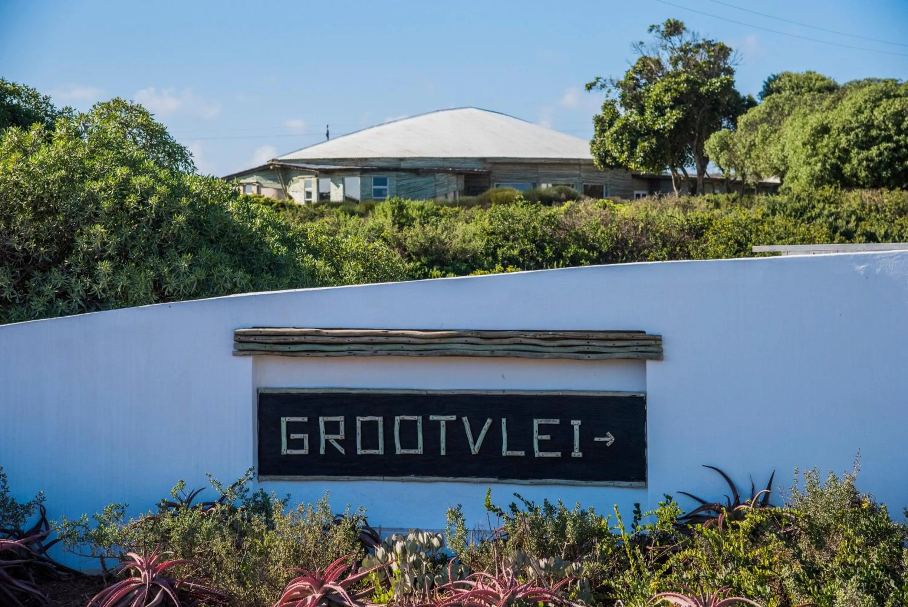 Facade/entrance in Grootvlei Guest Farm