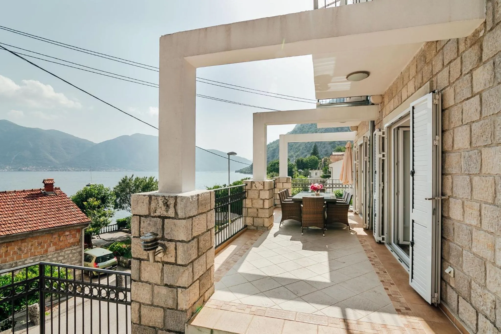 View (from property/room) in Spacious Family 4BR Seaside House, Fantastic Sea Views, 20 Meters to Beach