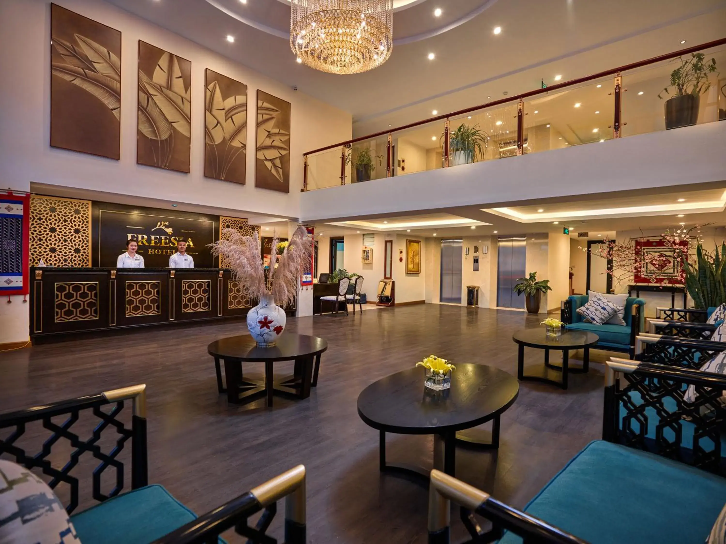 Lobby or reception in Sapa Freesia Hotel Lobby or reception in Sapa Freesia Hotel