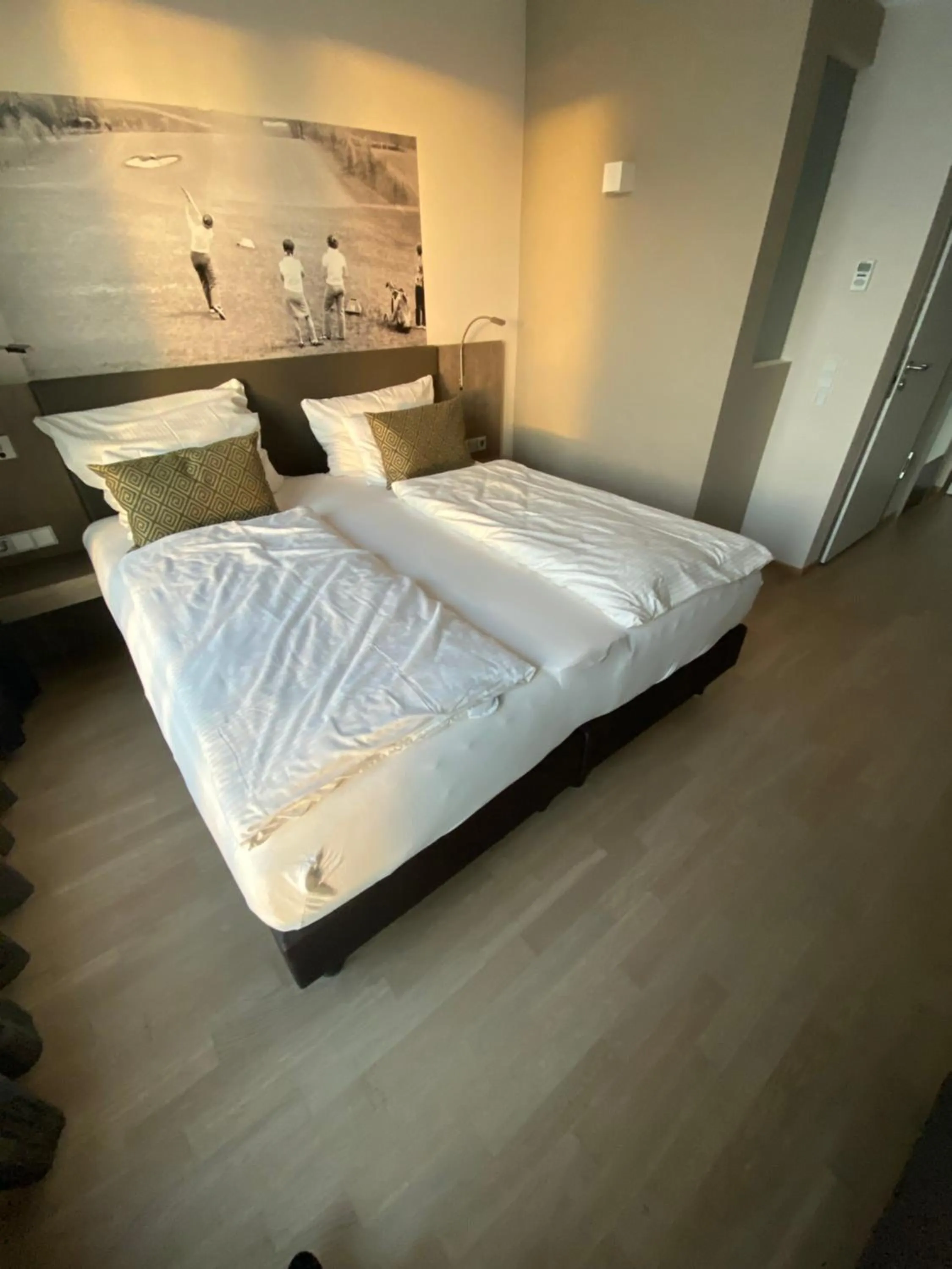 Bed in Hotel TheGreen