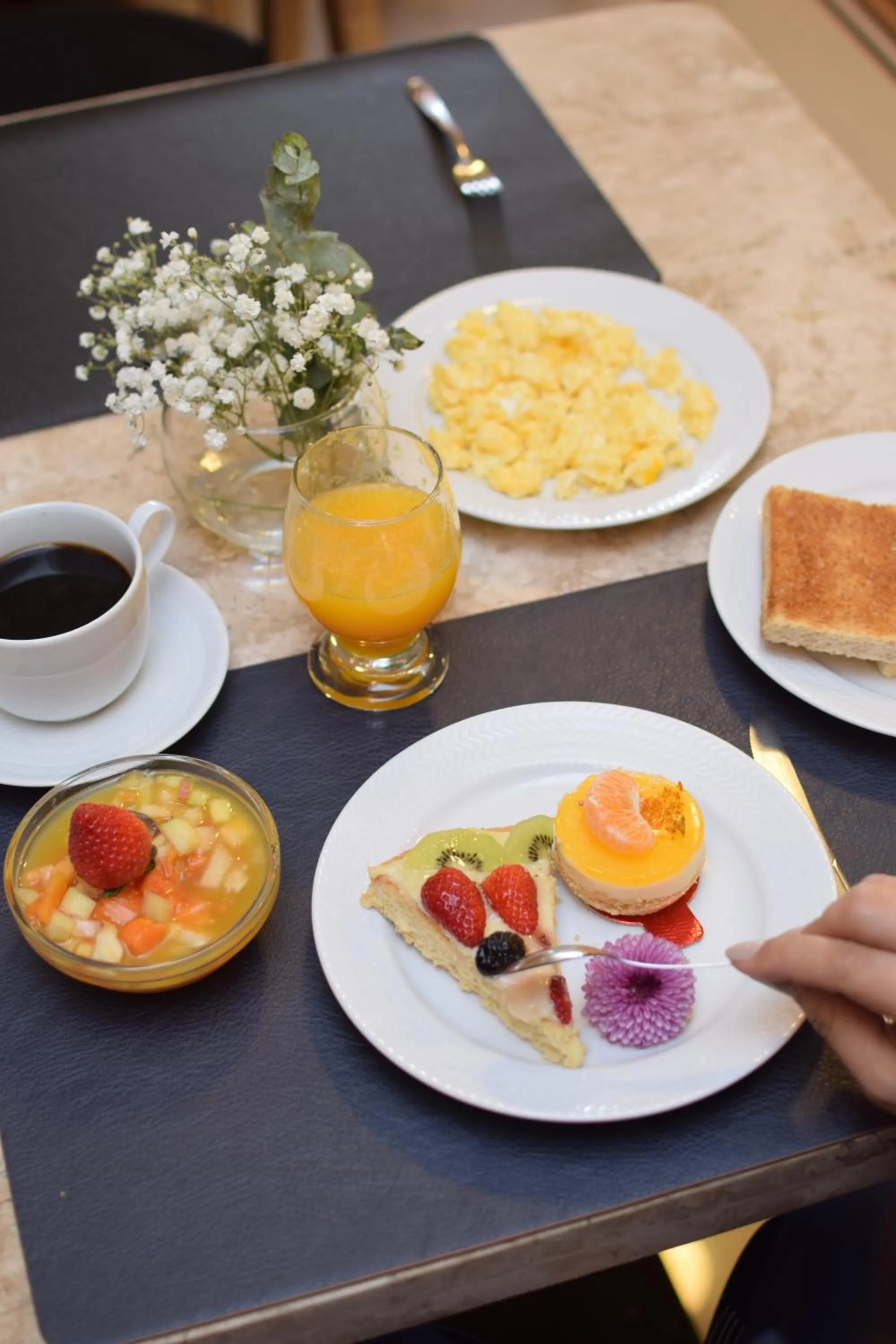 Breakfast in Howard Johnson Ciudad del Este