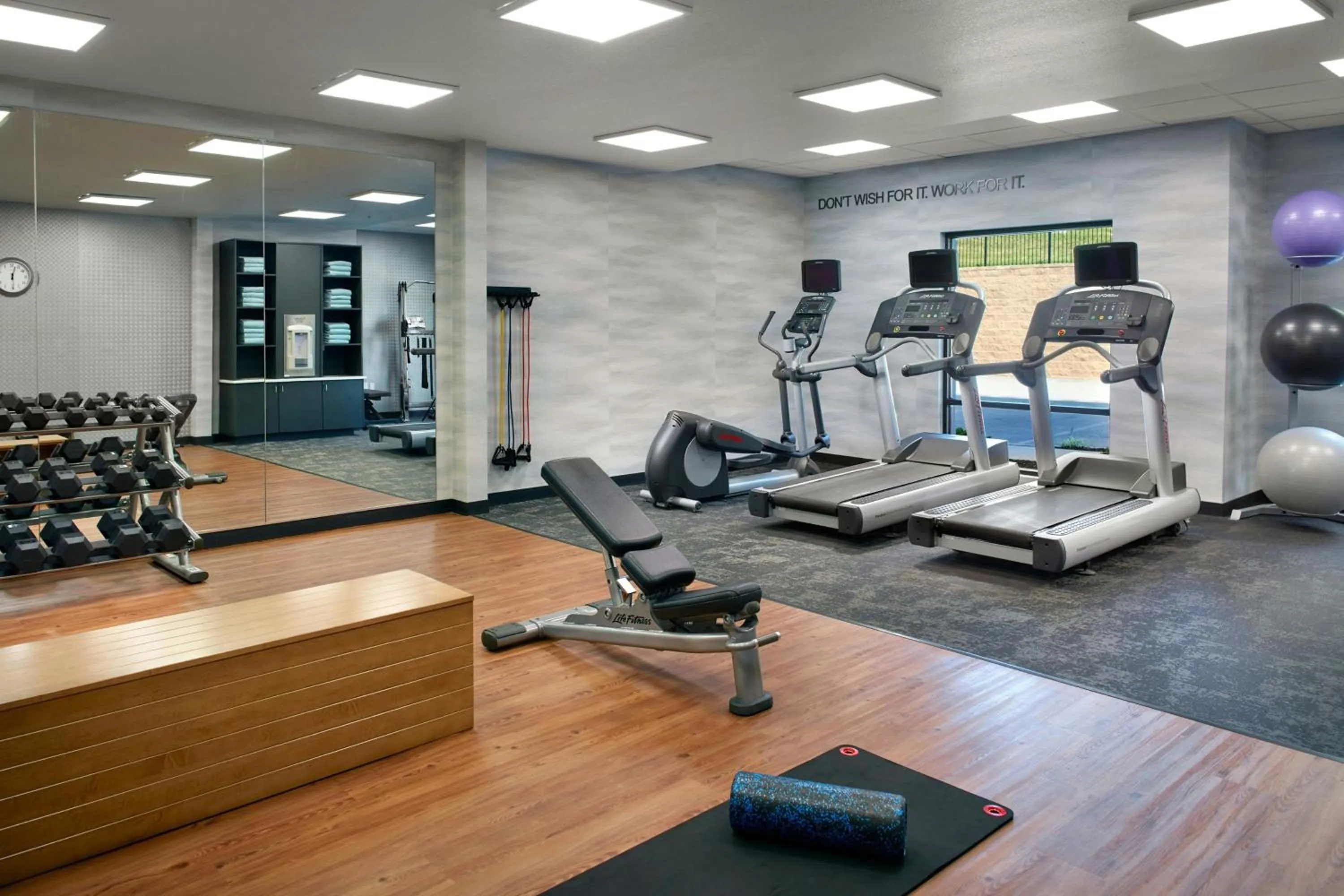 Fitness centre/facilities in Fairfield Inn & Suites by Marriott Asheville Airport/Fletcher