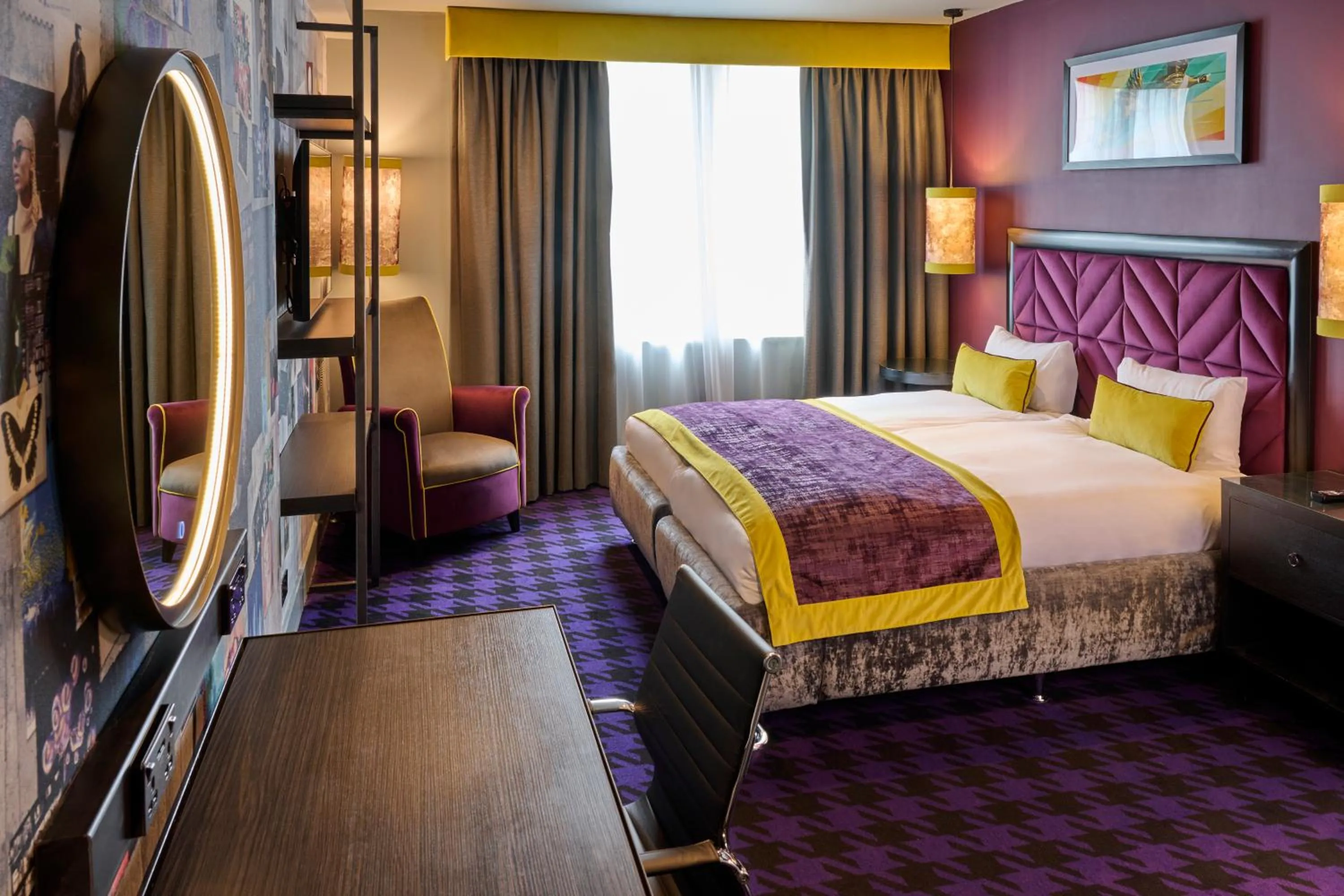 Bedroom, Bed in Malmaison Manchester