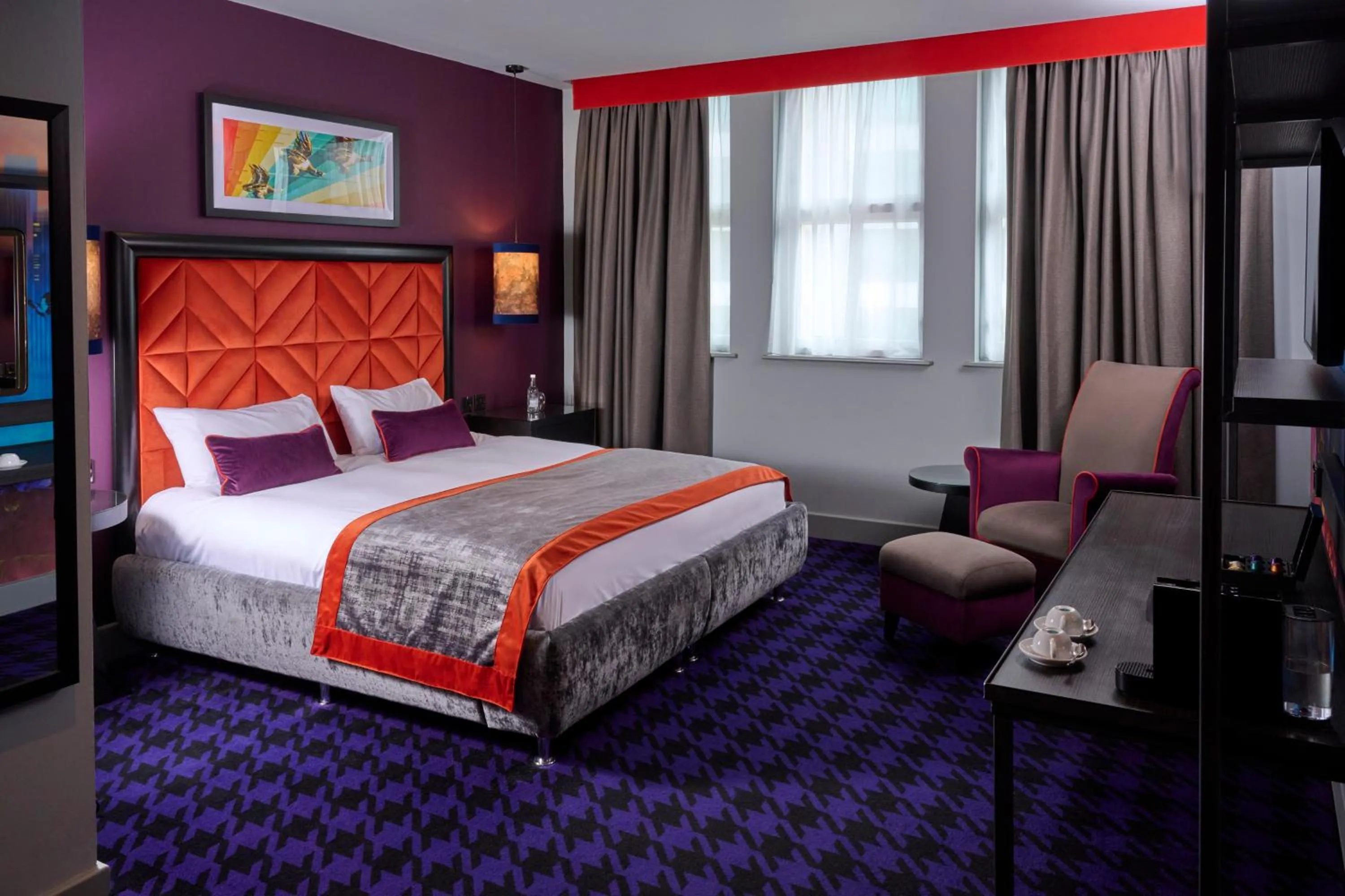 Bedroom, Bed in Malmaison Manchester