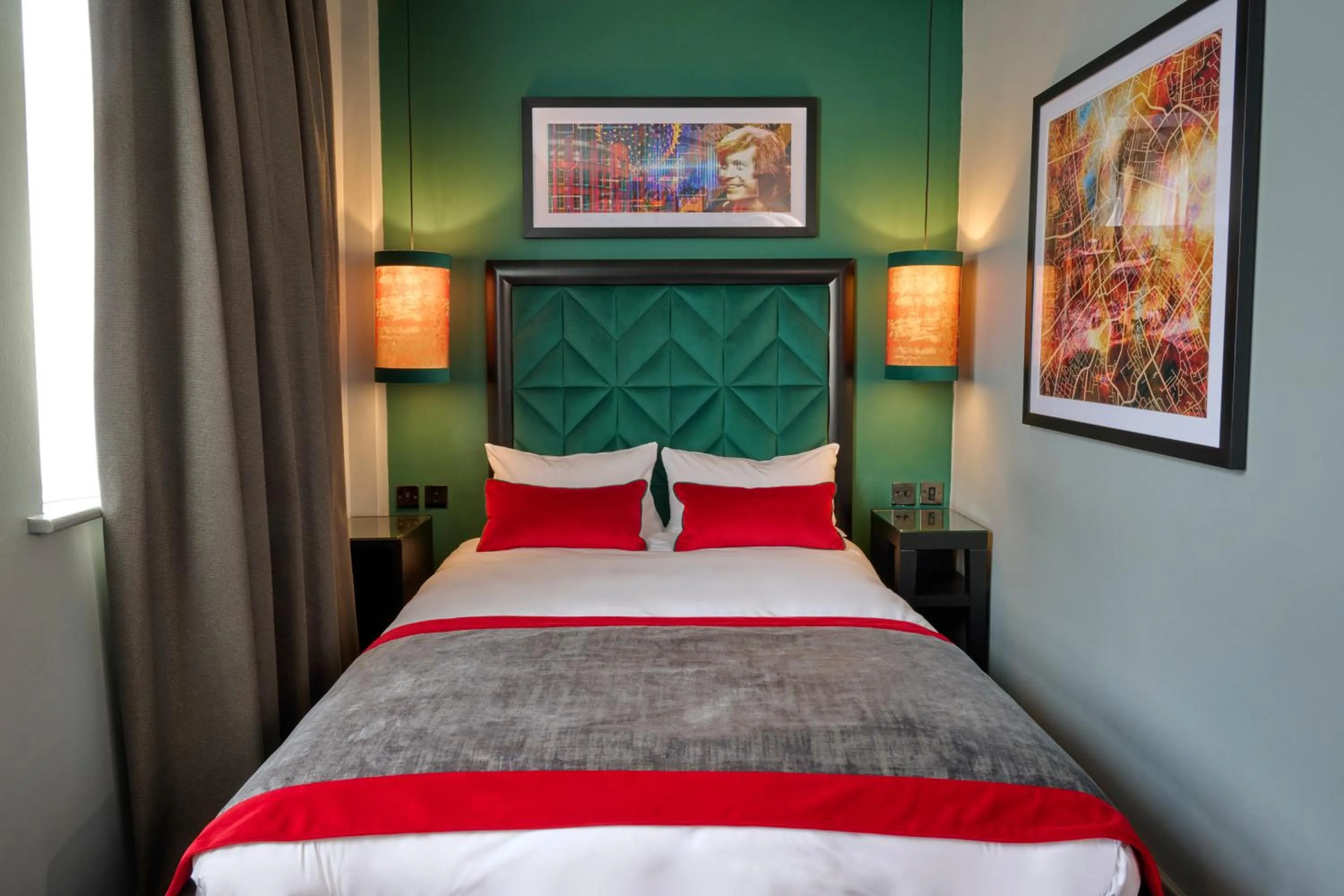 Bedroom, Bed in Malmaison Manchester