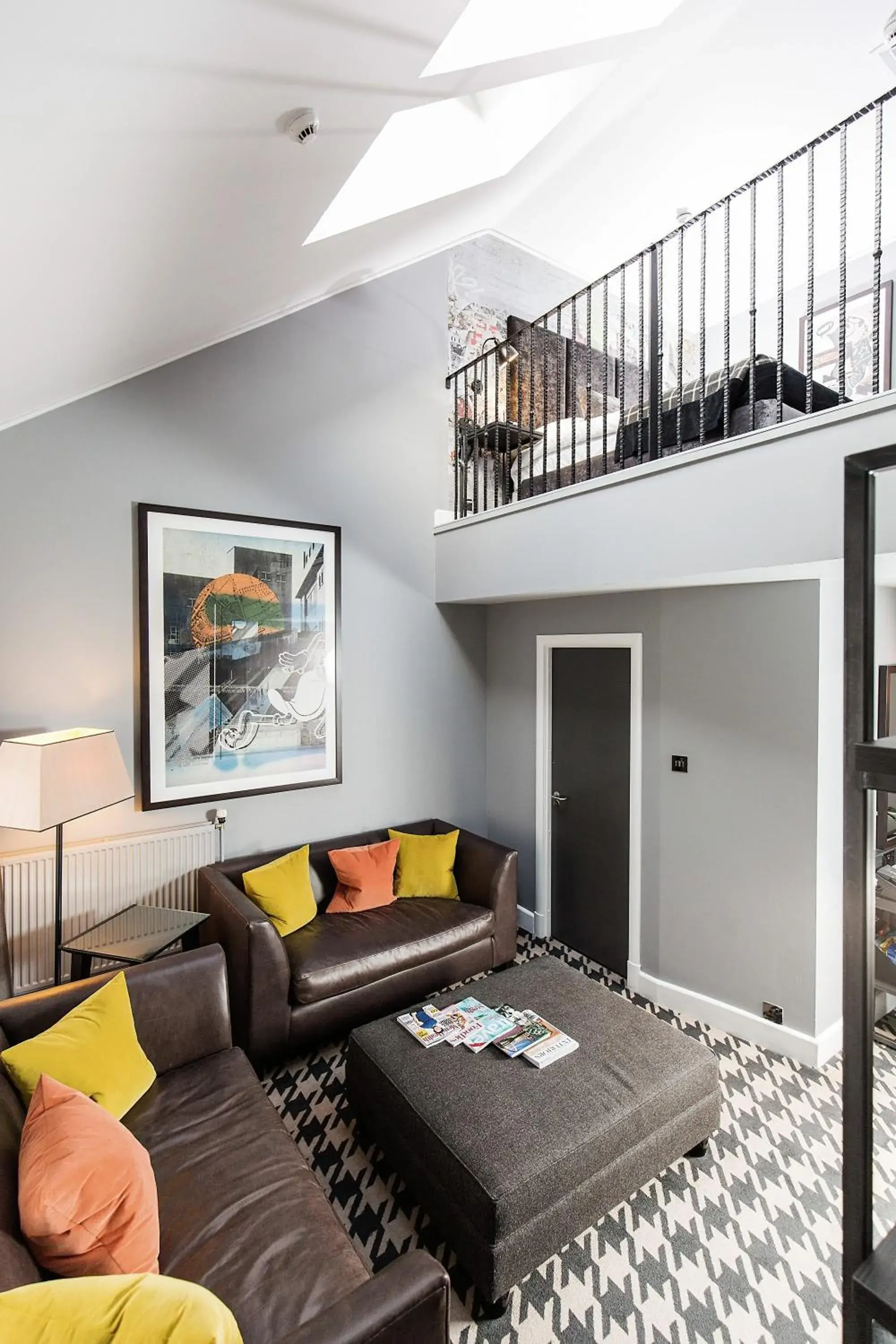 Seating area in Malmaison Glasgow Seating area in Malmaison Glasgow