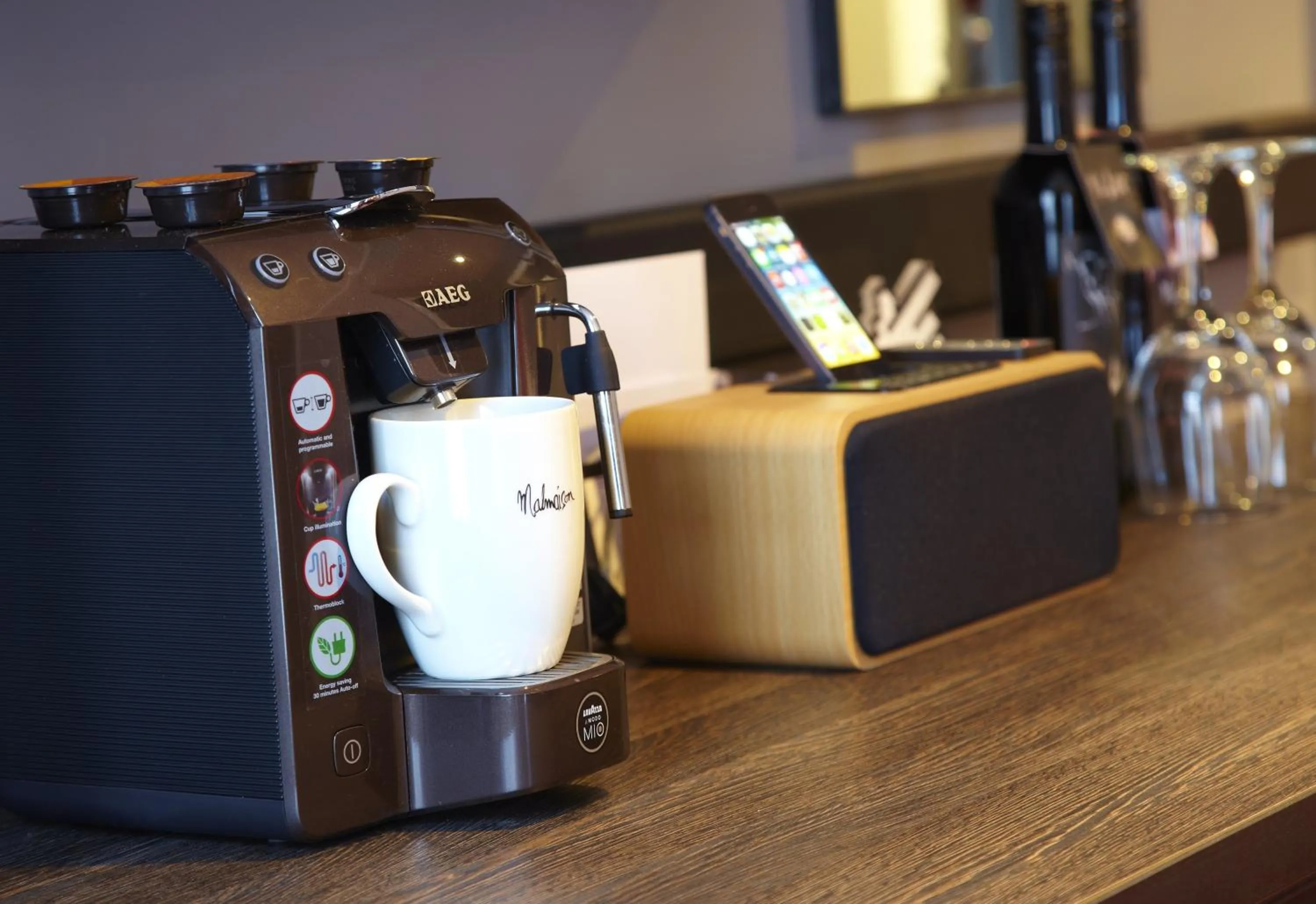 Coffee/tea facilities in Malmaison Glasgow