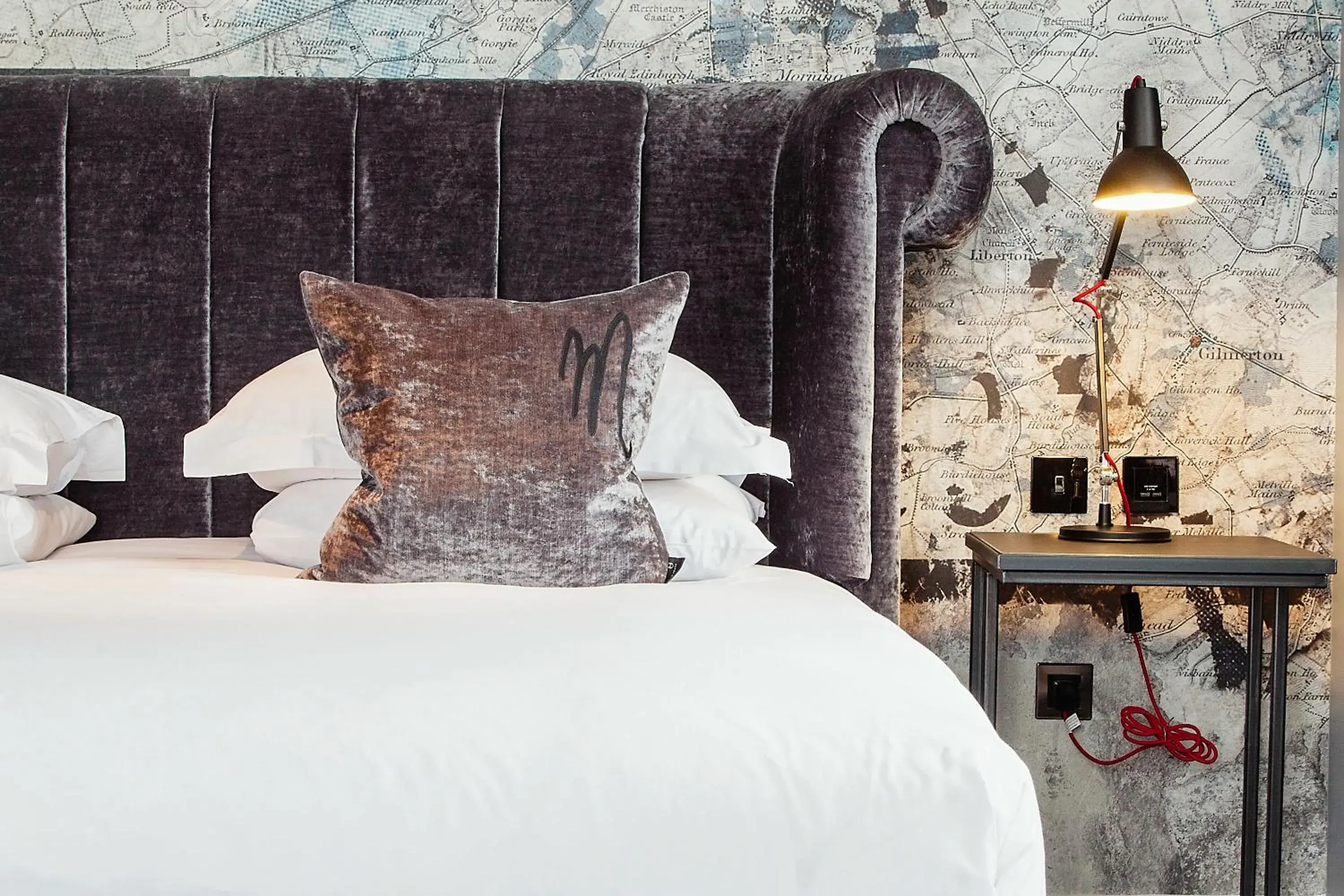 Standard Twin Room in Malmaison Glasgow Standard Twin Room in Malmaison Glasgow