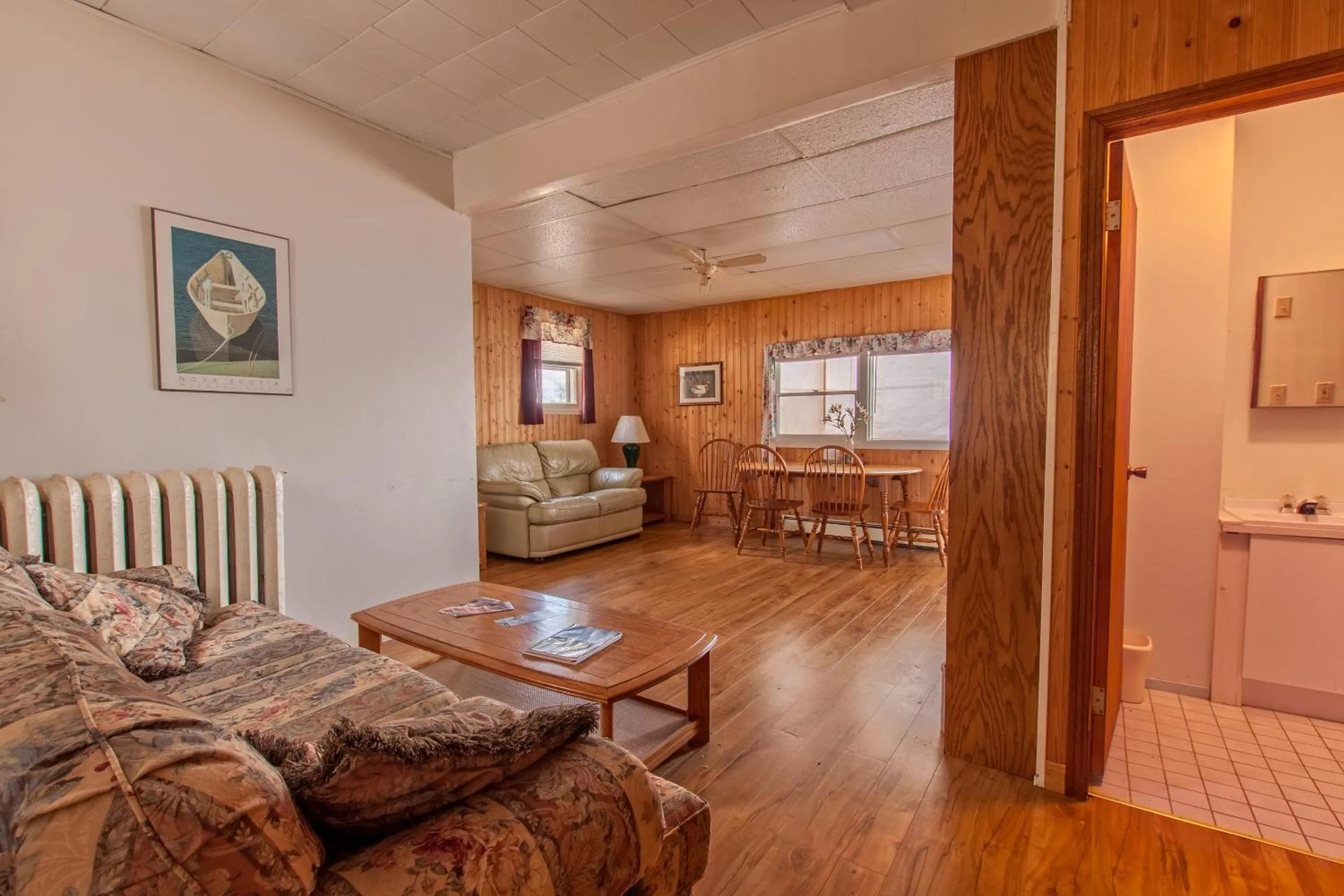 Living room in Waterside Apts.