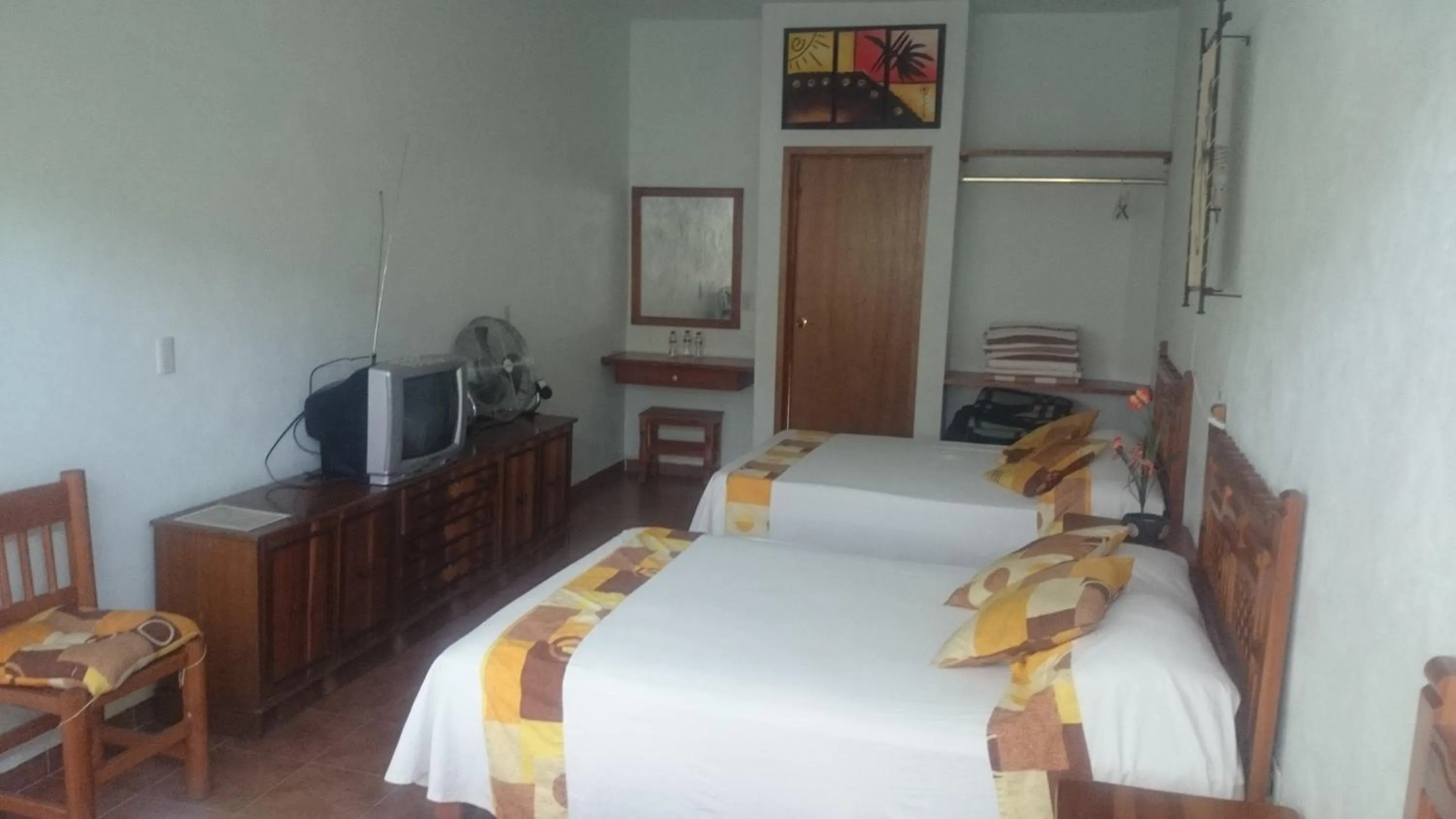 Bed in Quinta Belu Oaxtepec