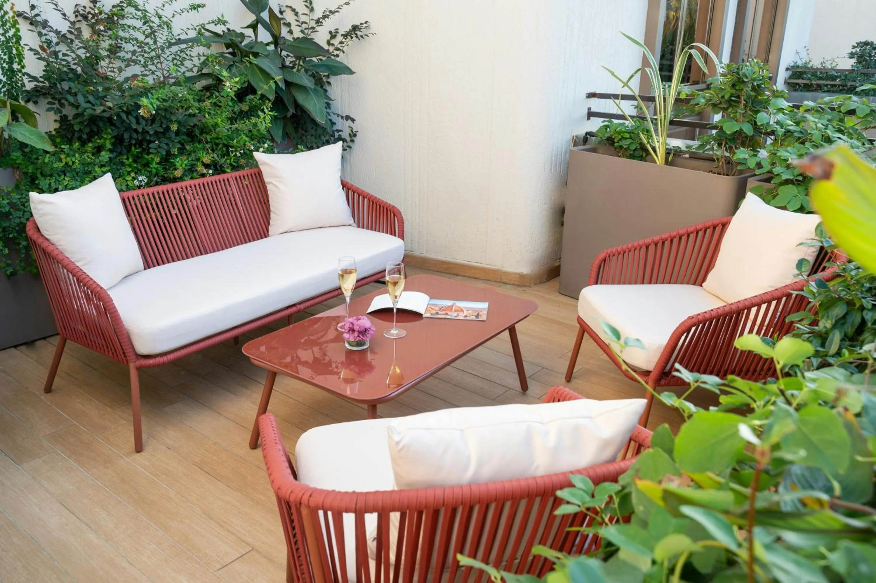 Balcony/Terrace in Starhotels Michelangelo Florence