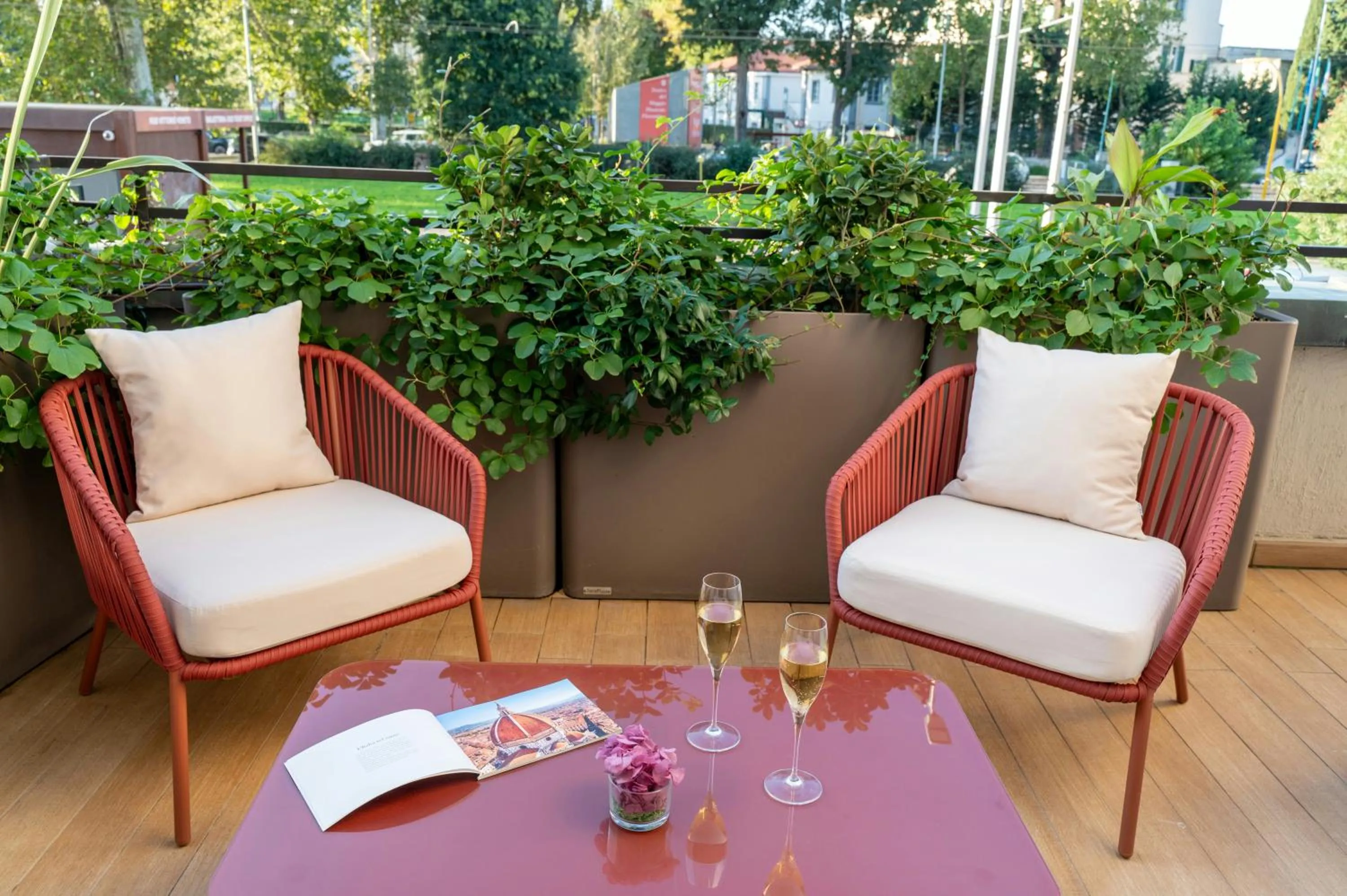 Balcony/Terrace in Starhotels Michelangelo Florence