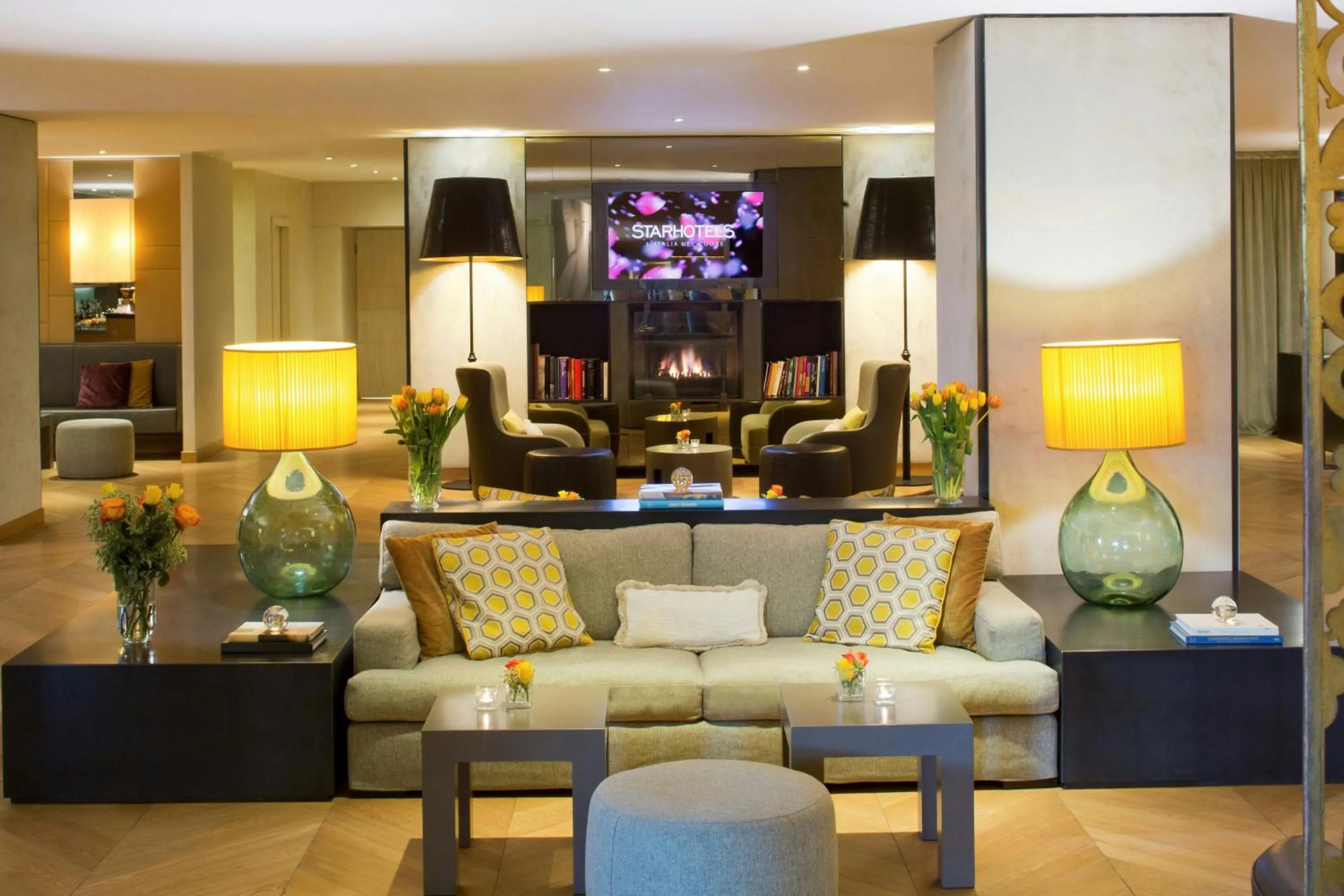 Lobby or reception in Starhotels Michelangelo Florence