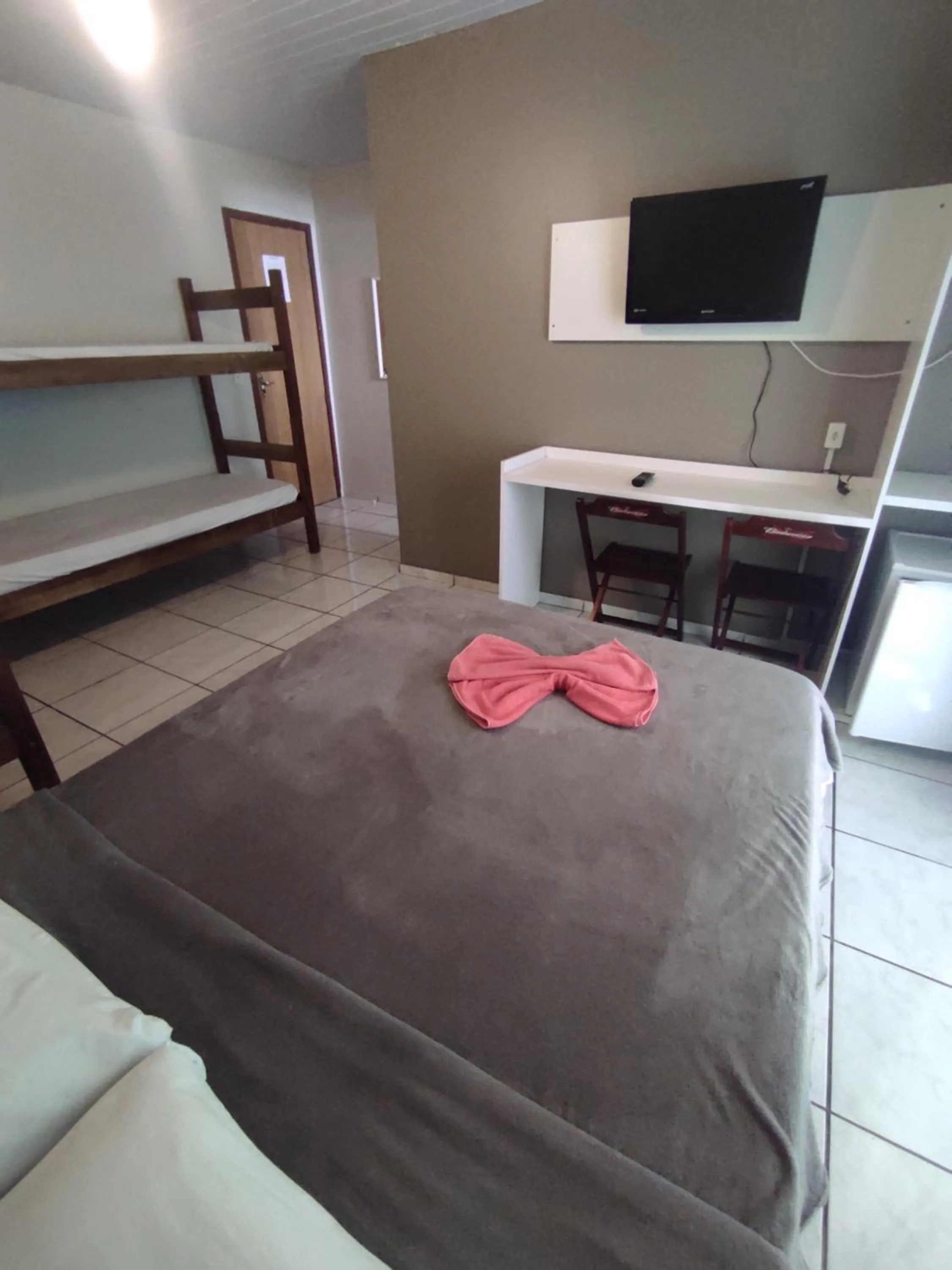 Bed in Pousada Laguna Beach Club
