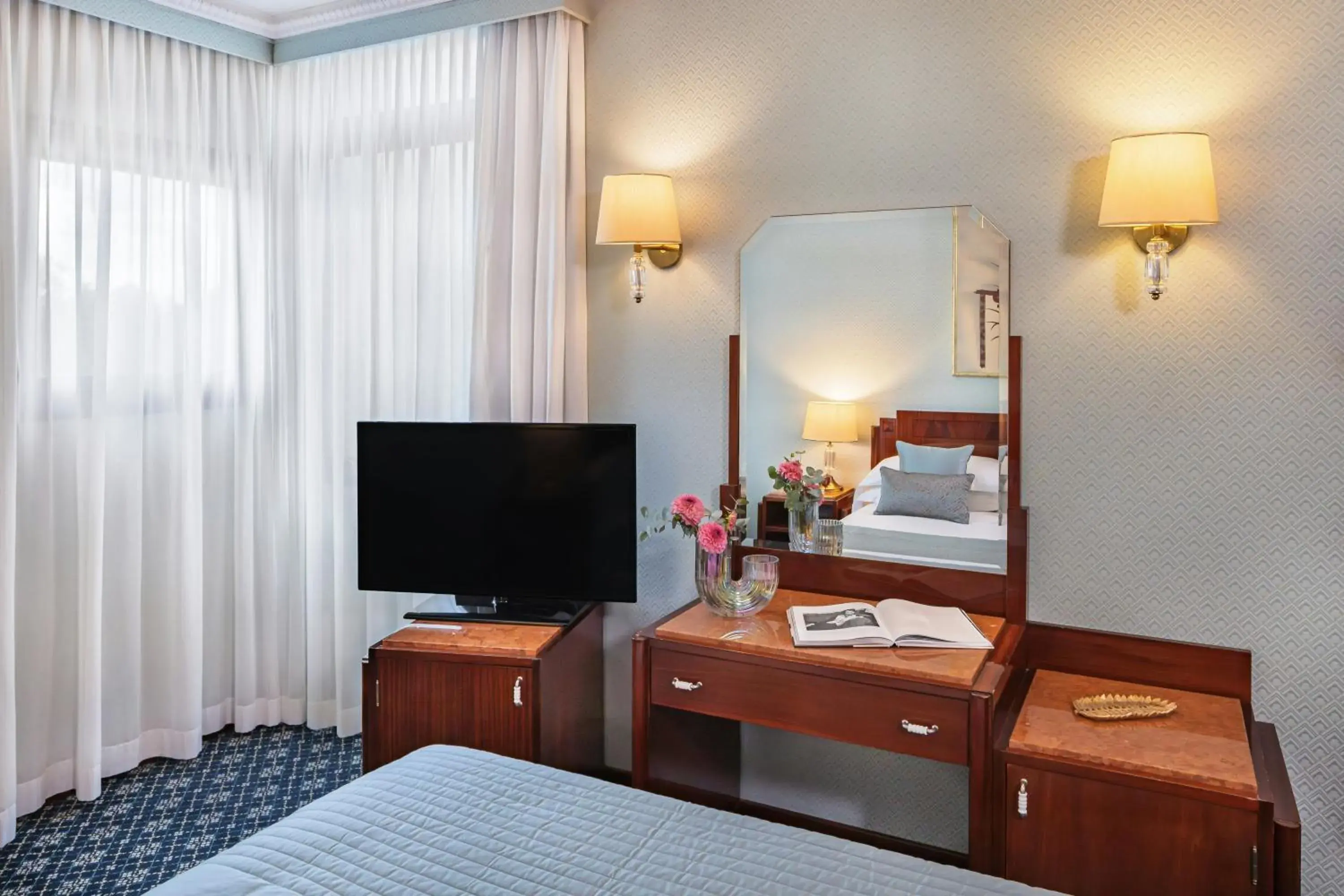 Bedroom, Bed in Starhotels Du Parc Bedroom, Bed in Starhotels Du Parc