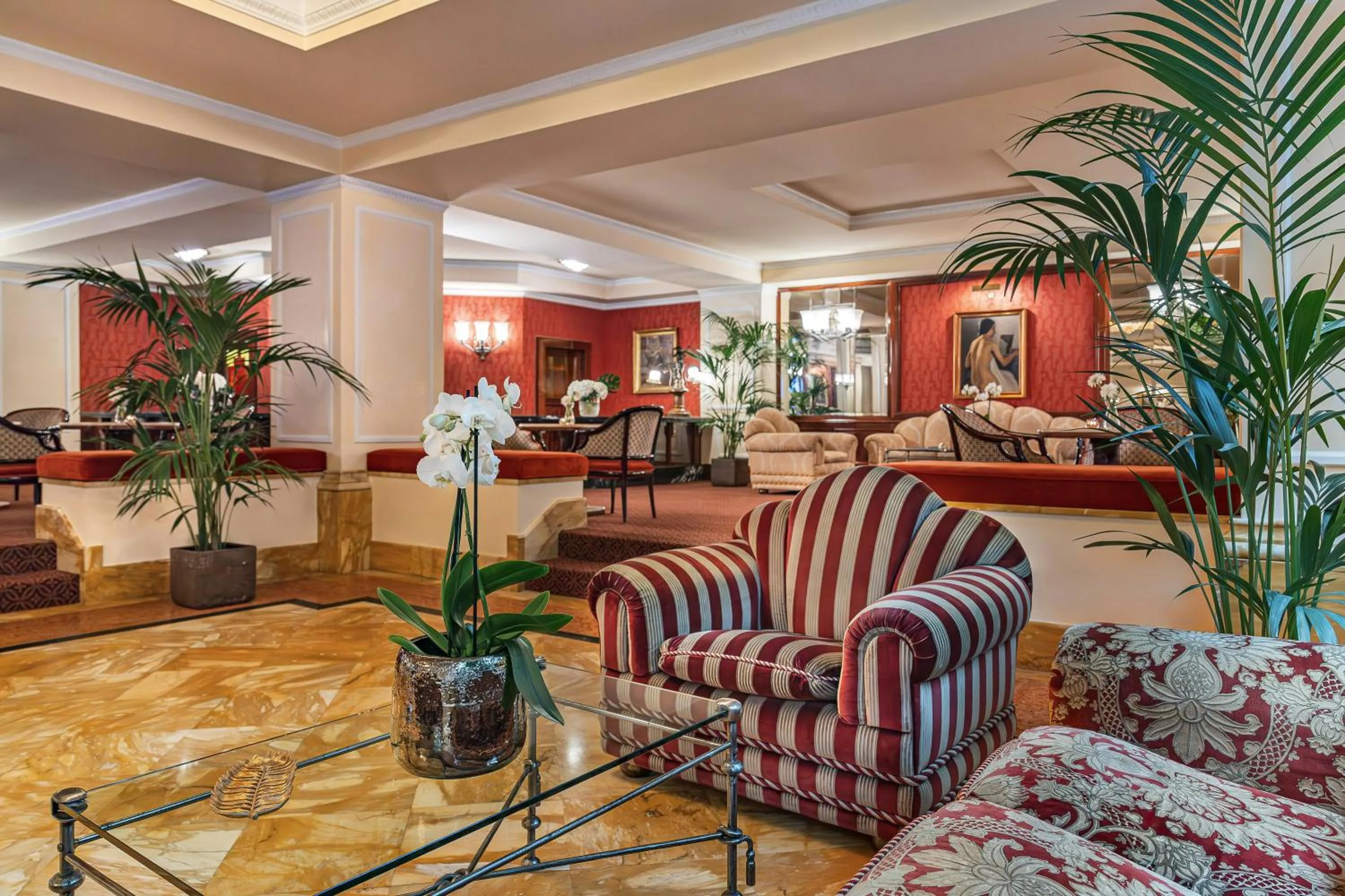 Lobby or reception in Starhotels Du Parc