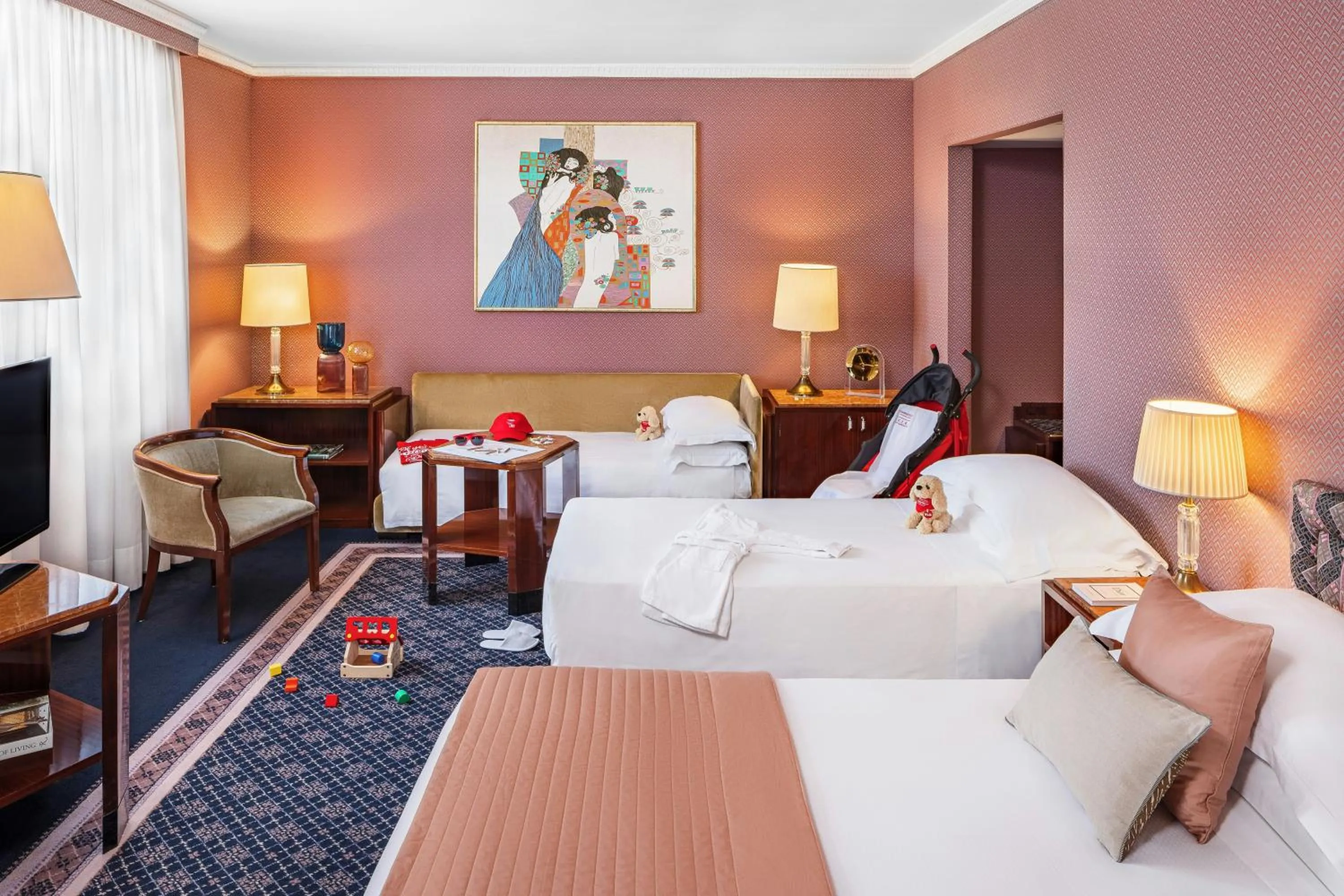 Game Room, Bed in Starhotels Du Parc