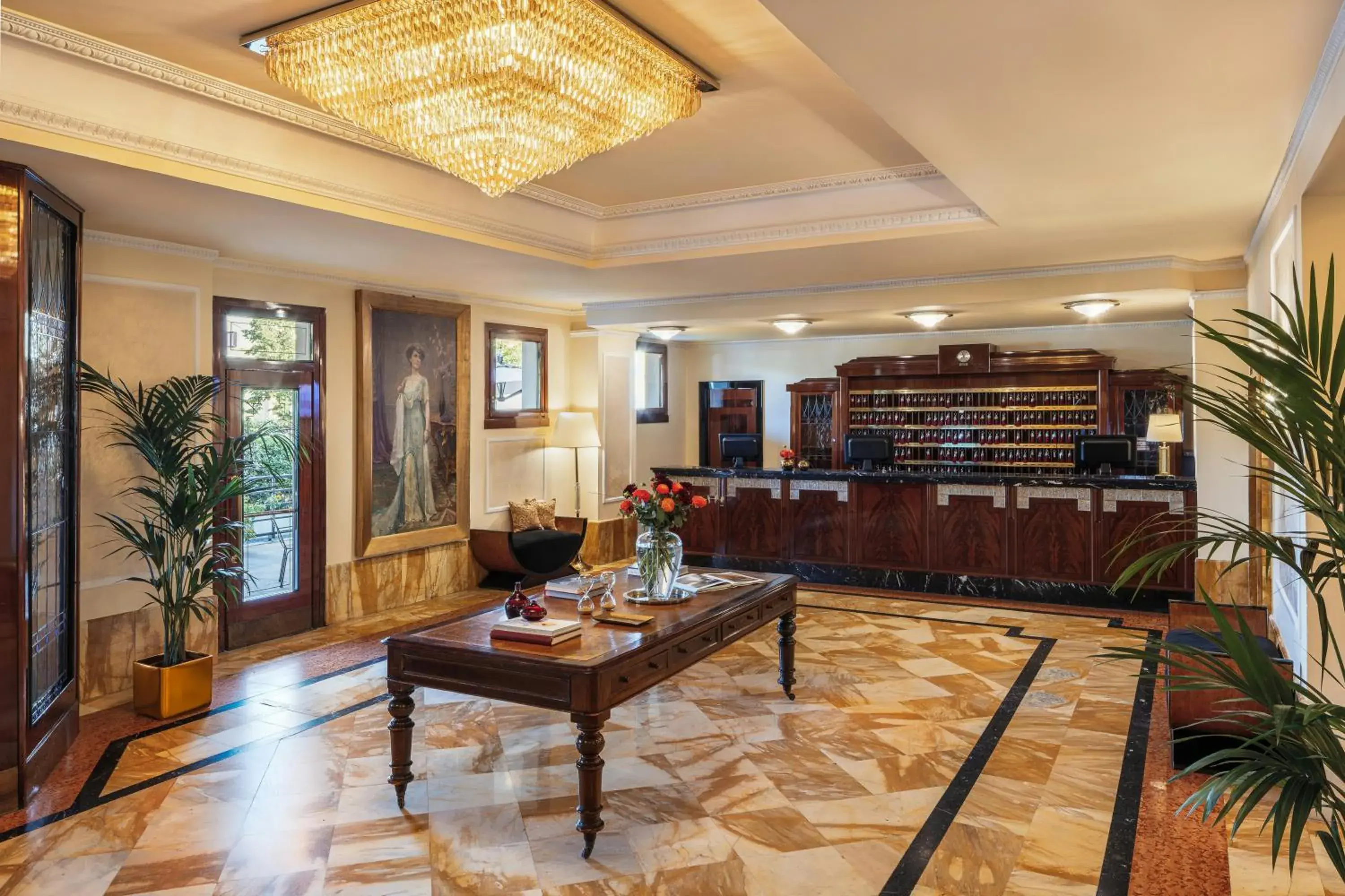 Lobby or reception in Starhotels Du Parc Lobby or reception in Starhotels Du Parc