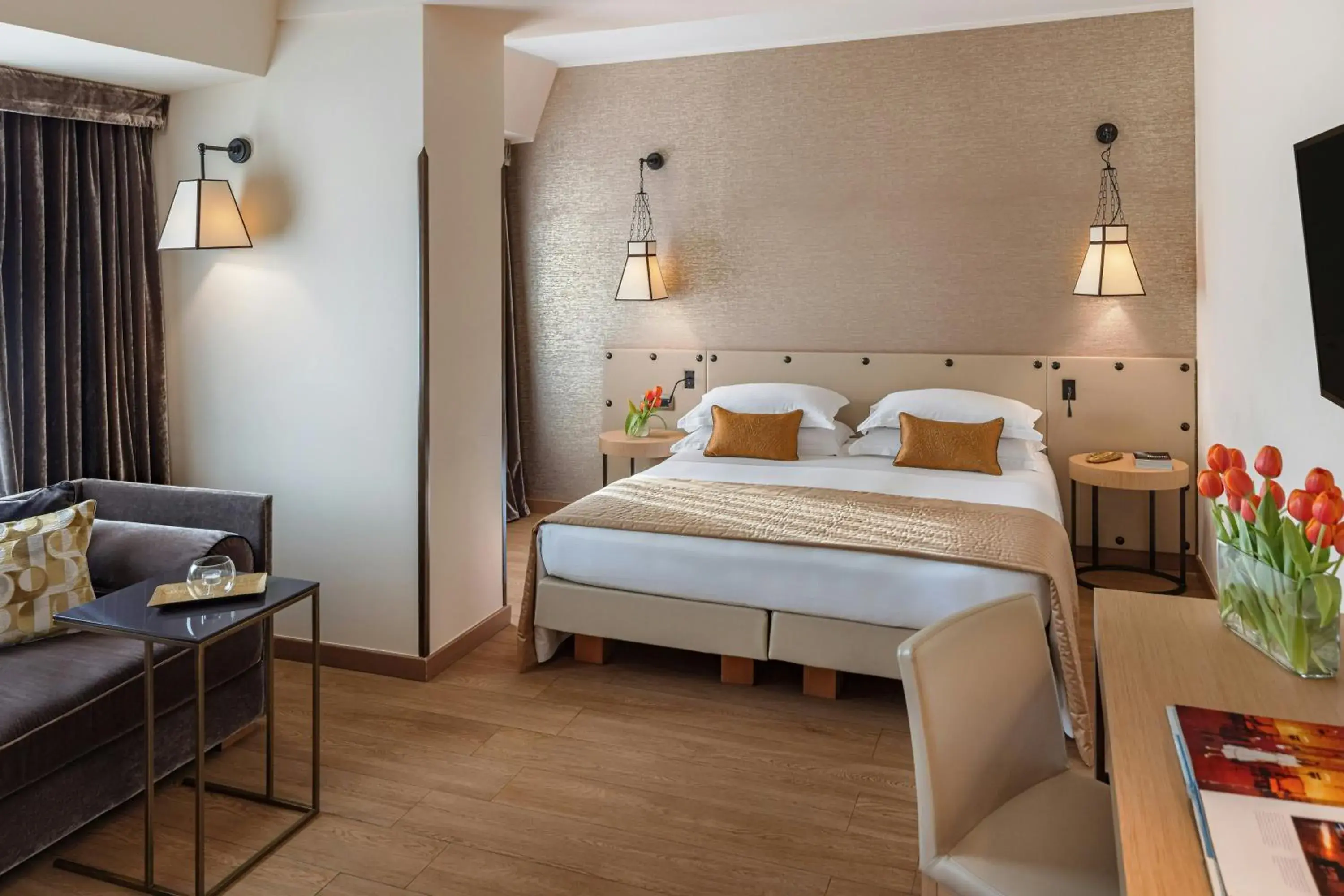 Photo of the whole room, Bed in Starhotels Metropole Photo of the whole room, Bed in Starhotels Metropole