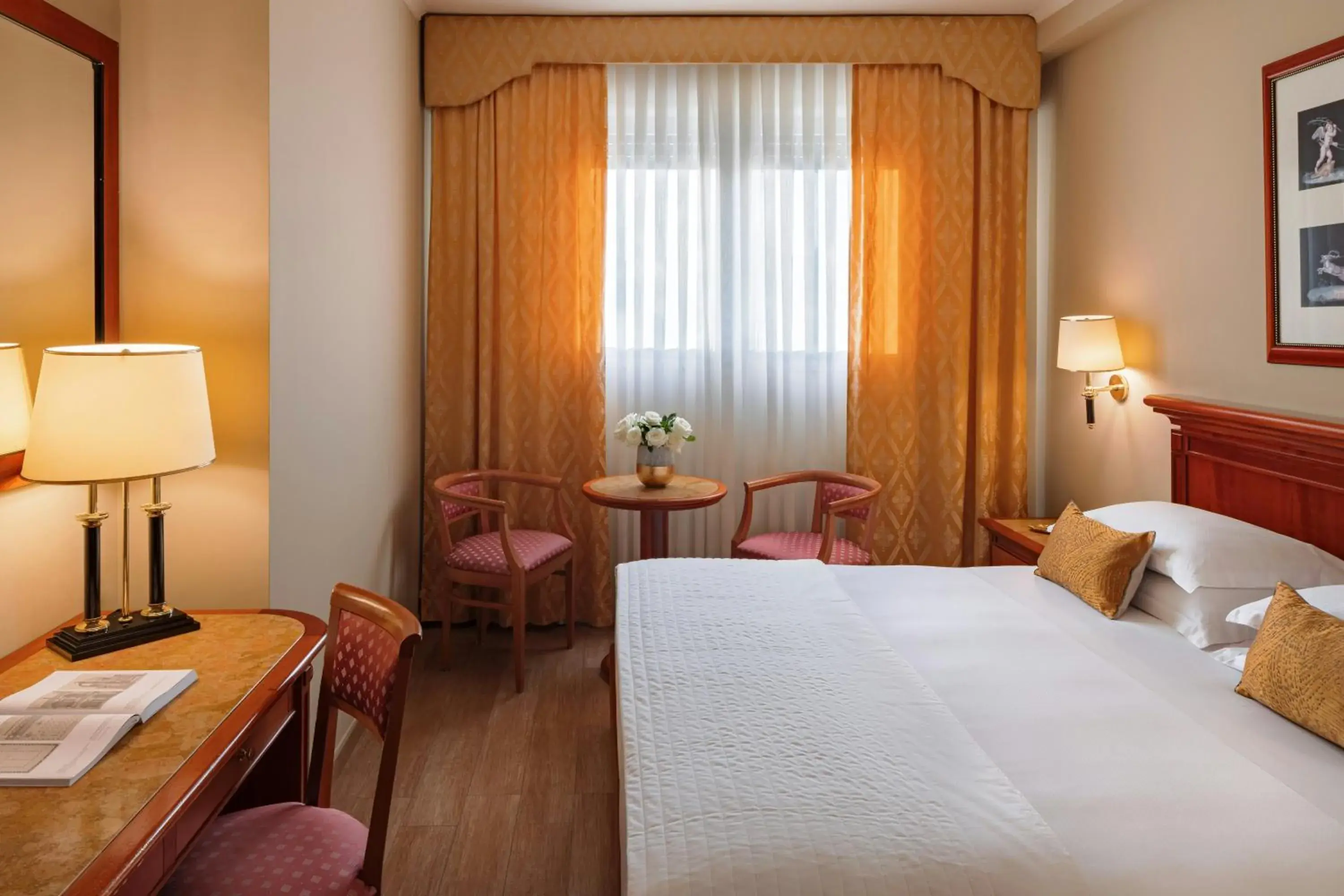 Bedroom, Bed in Starhotels Michelangelo Rome Bedroom, Bed in Starhotels Michelangelo Rome