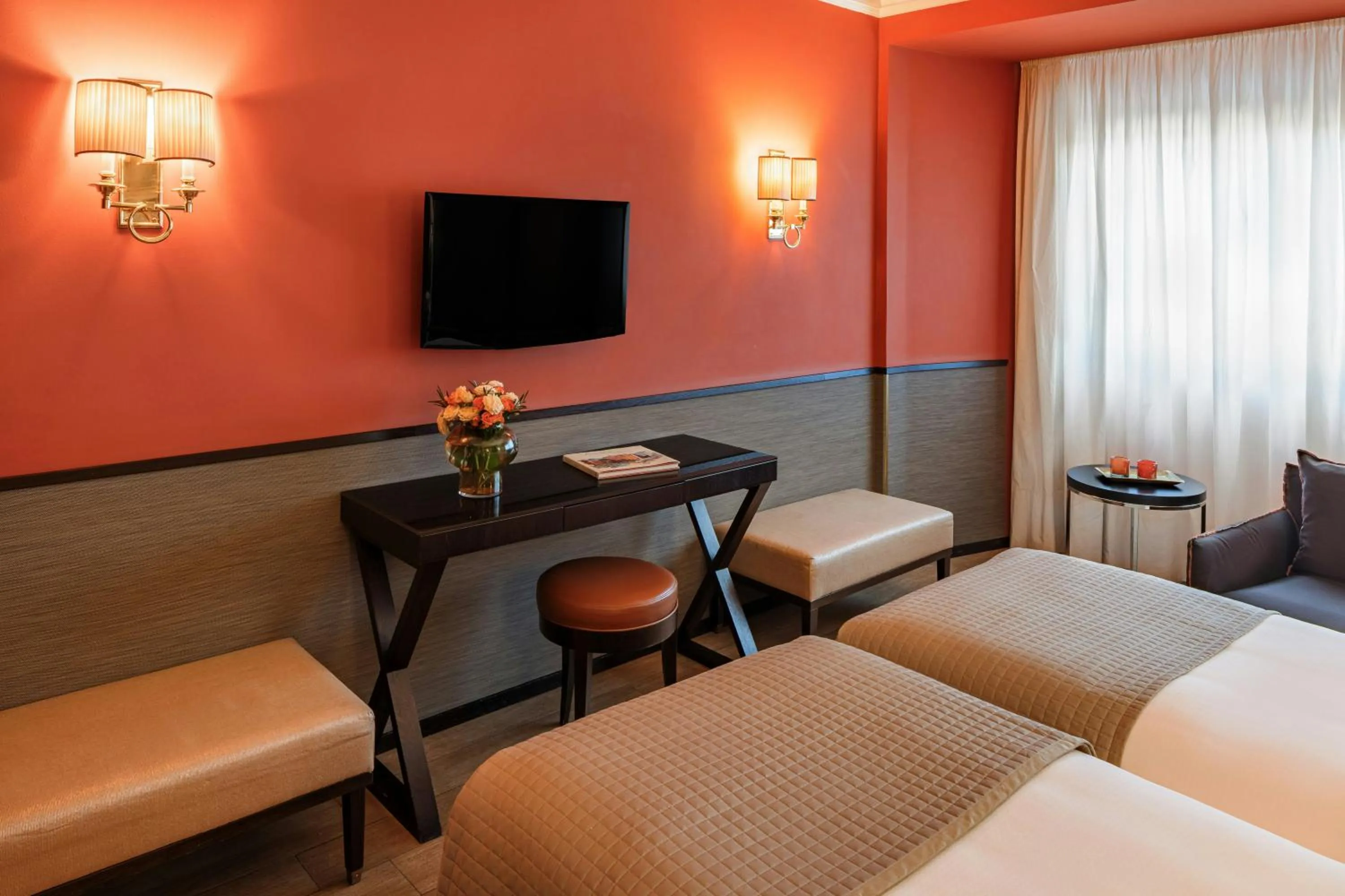 Photo of the whole room, Bed in Starhotels Michelangelo Rome