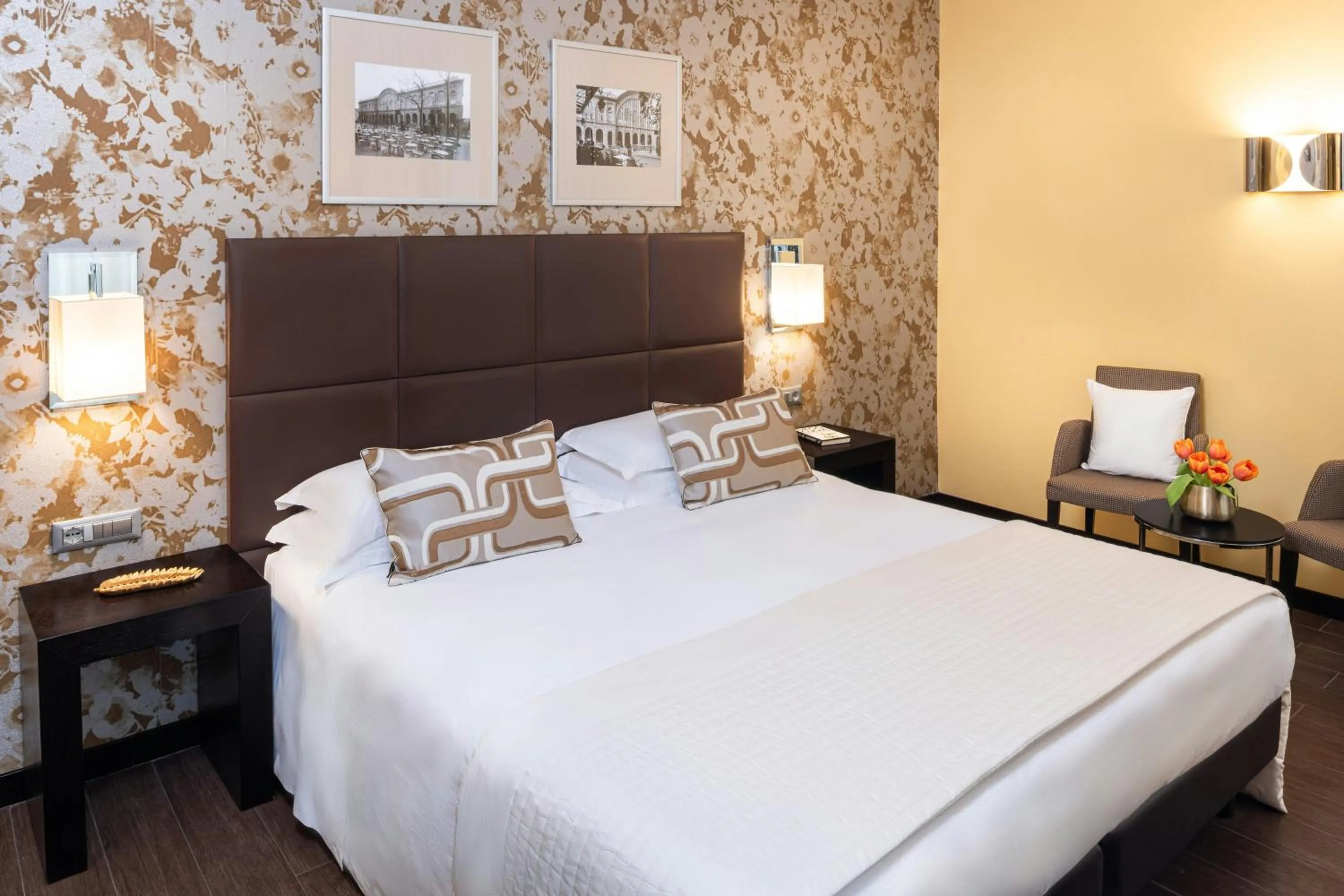 Bedroom, Bed in Starhotels Majestic