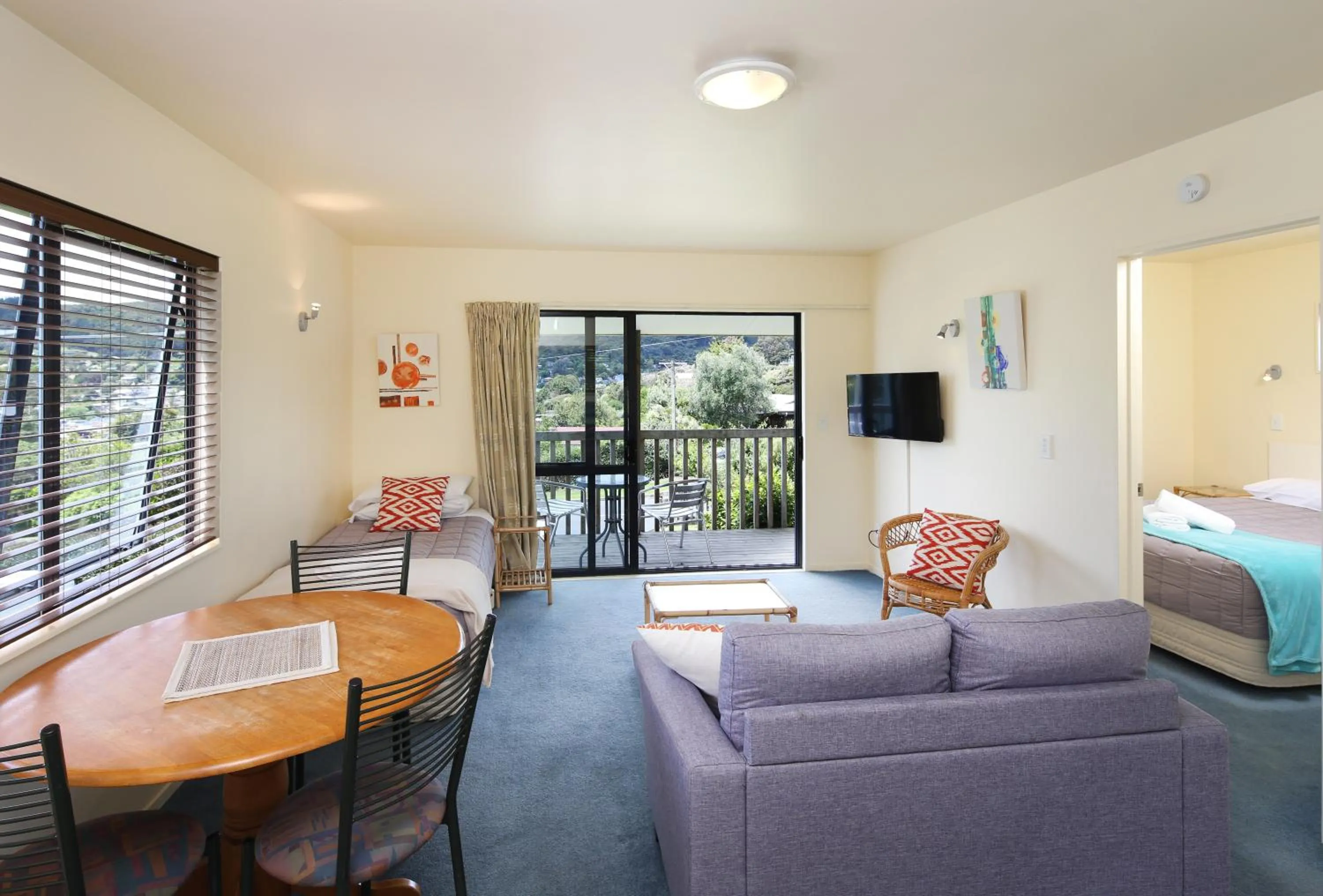 Living room in Waiheke Island Motel