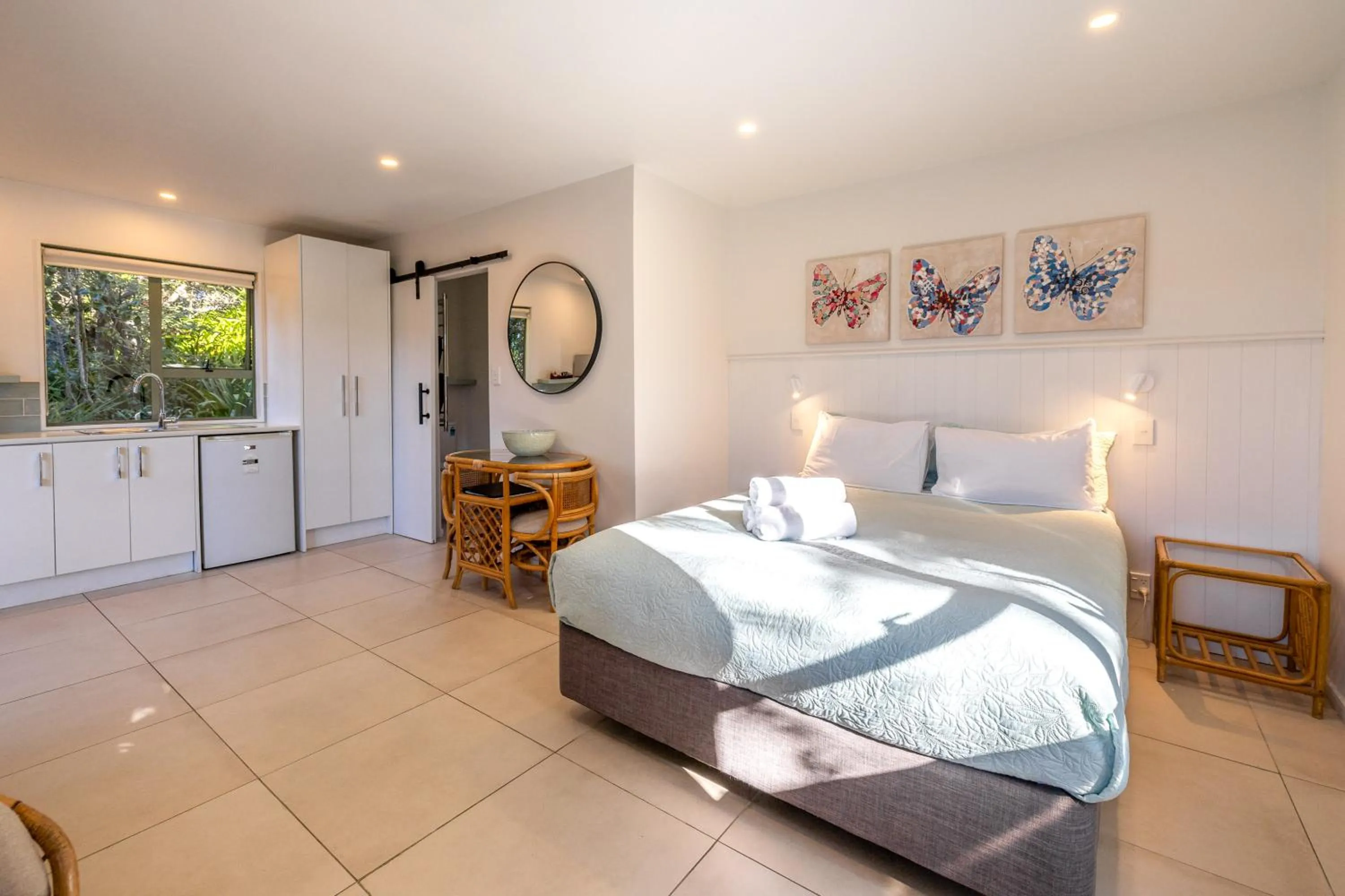 Bed in Waiheke Island Motel