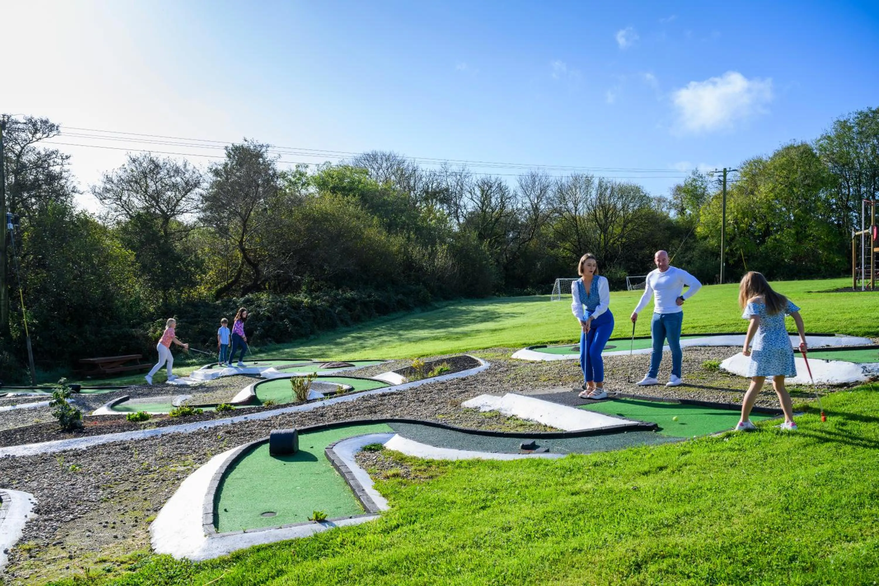 Minigolf in Newtown Park Hotel