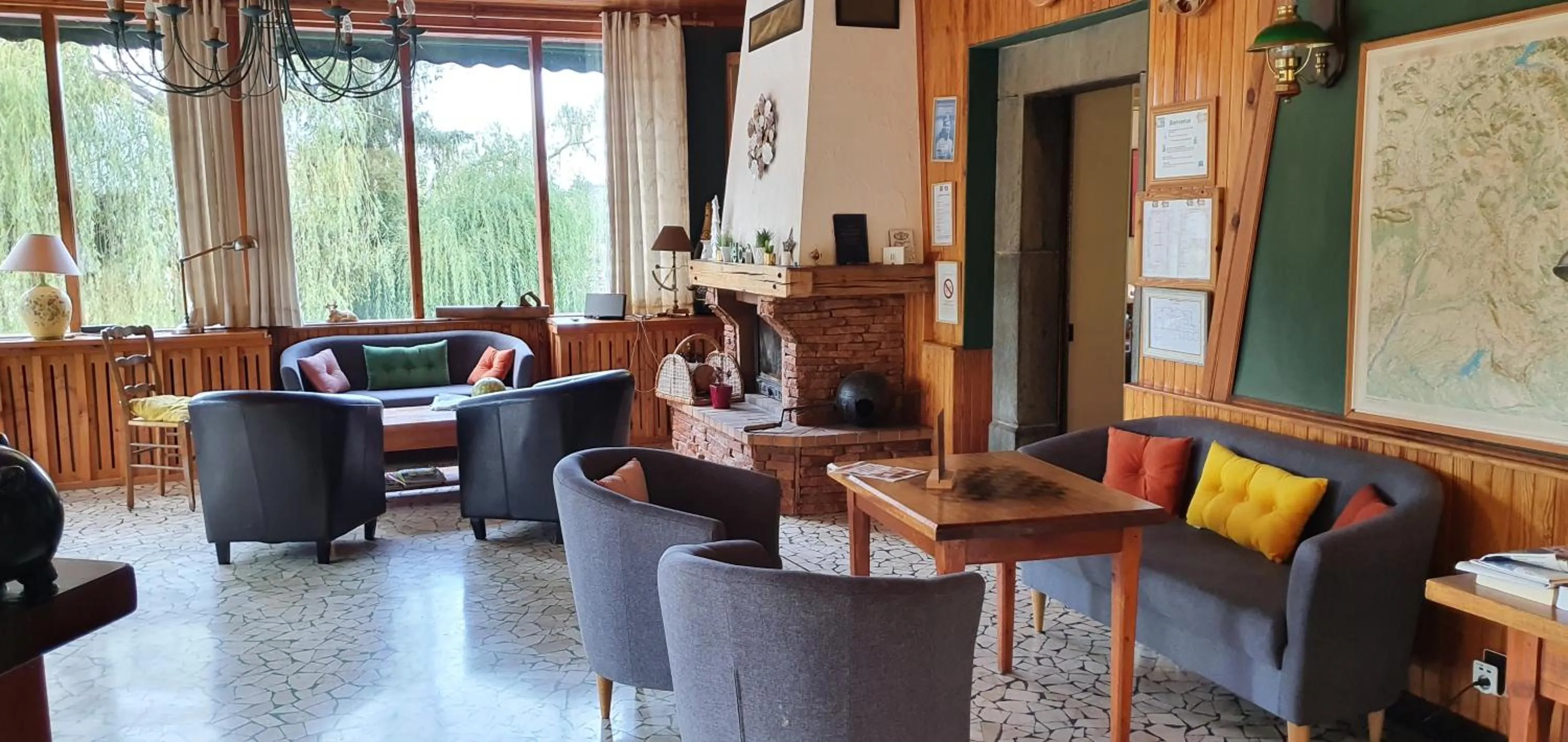 Lobby or reception in Le Vieux Tilleul