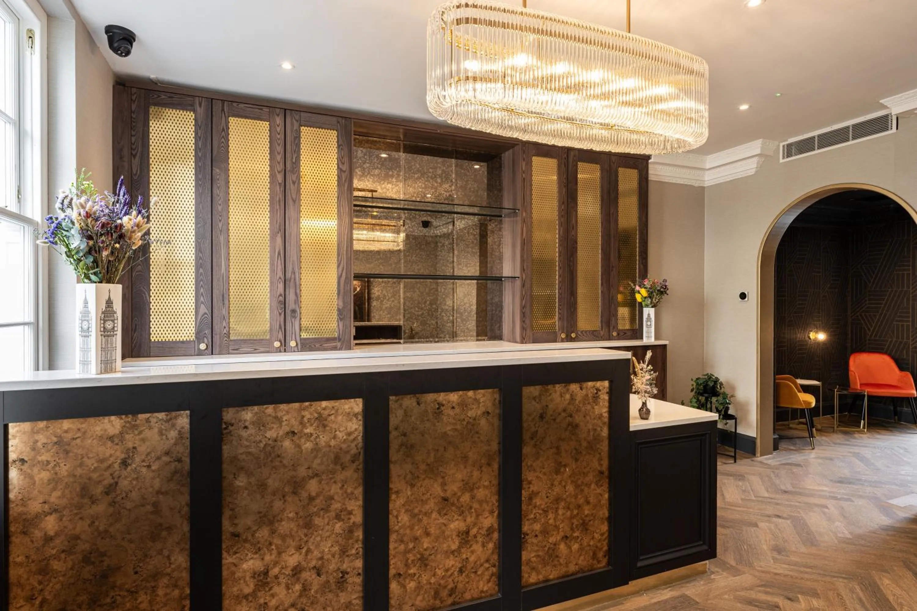 Lobby or reception in The House on Warwick