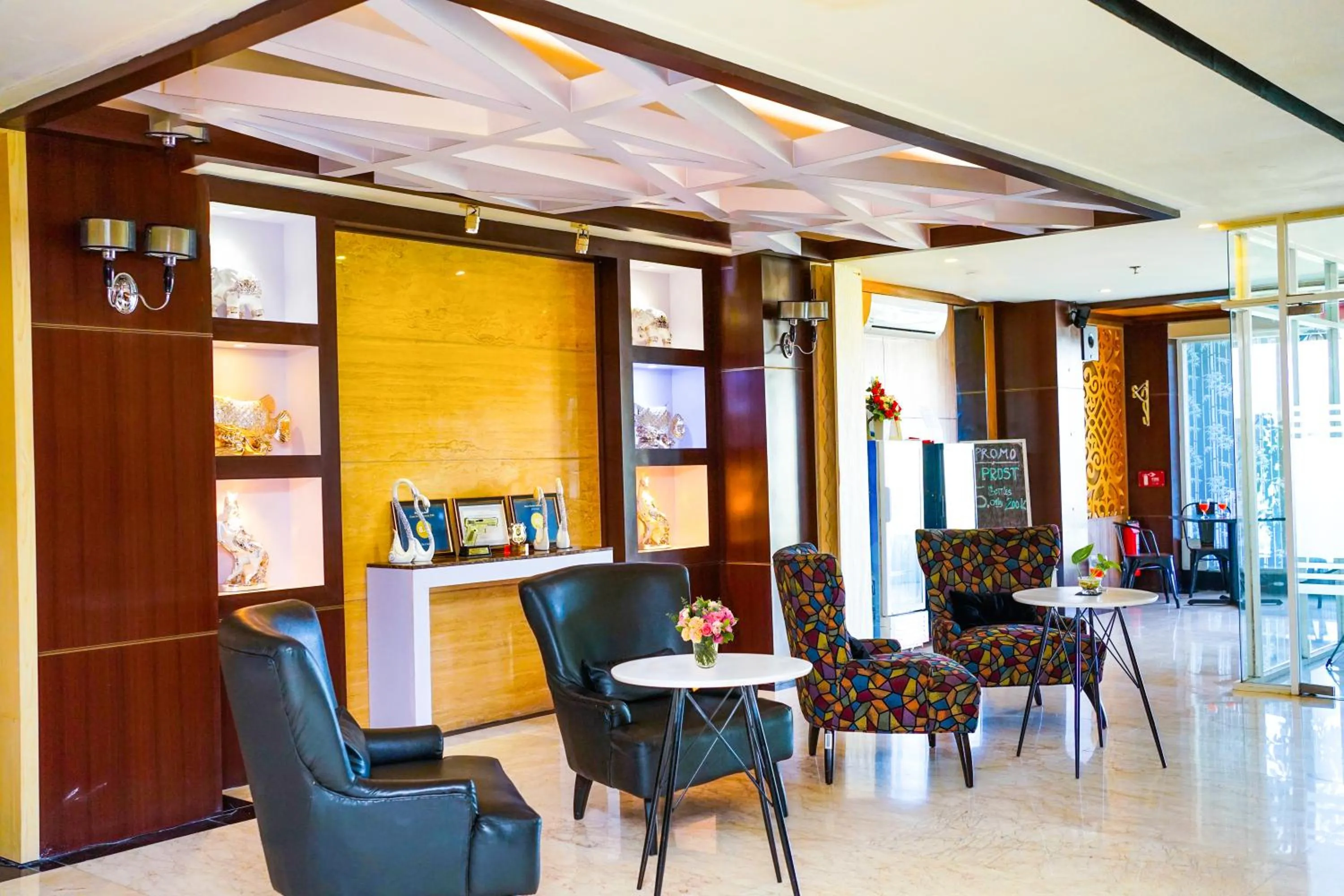 Lobby or reception in JLE'S Hotel