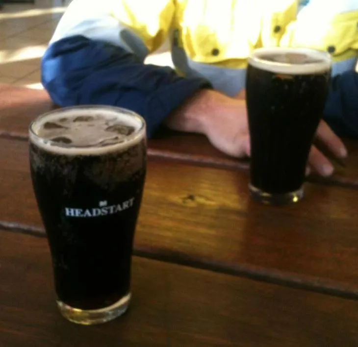 Alcoholic drinks in Overlander Hotel