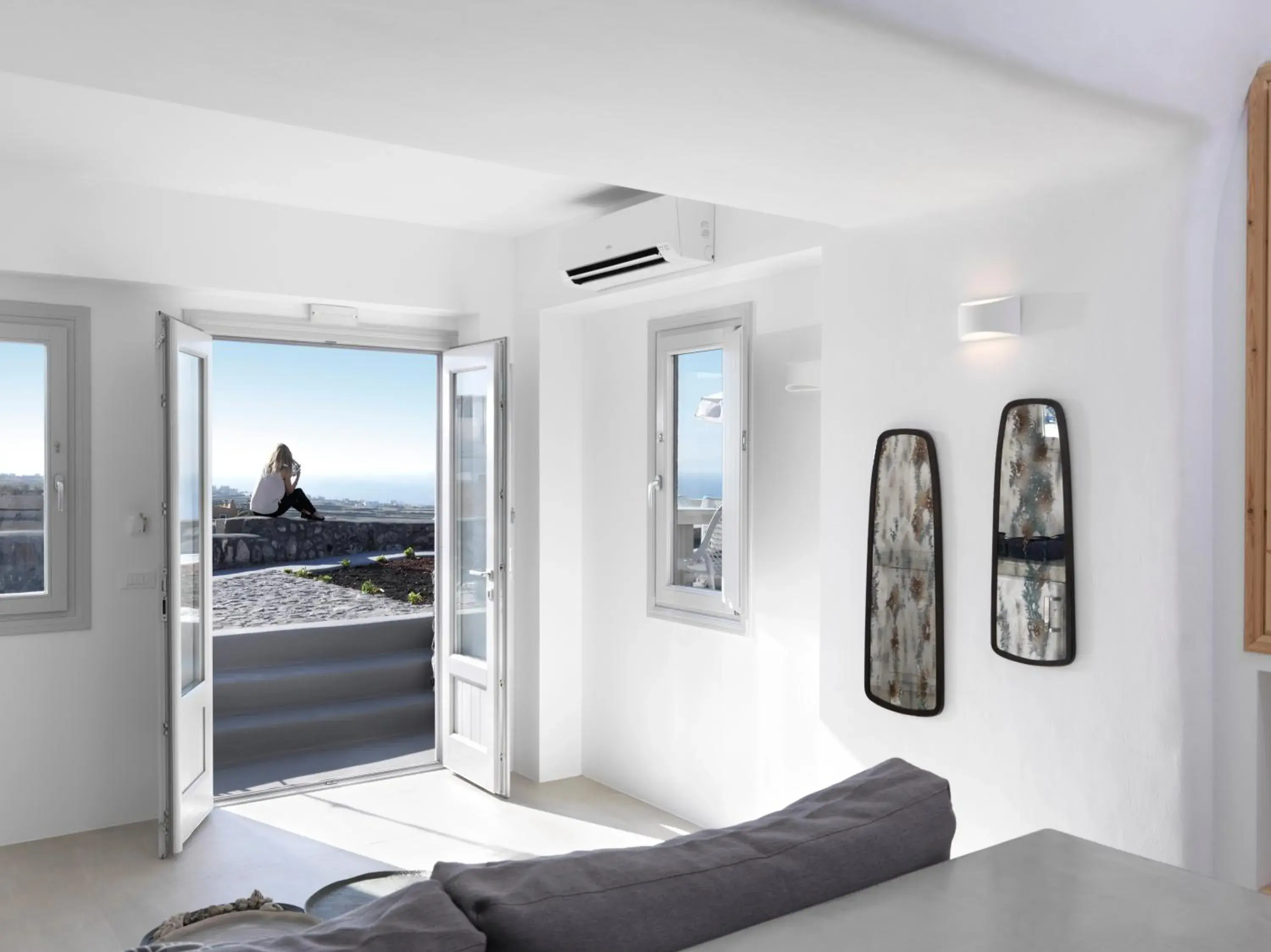 View (from property/room), Bed in Elysian Santorini View (from property/room), Bed in Elysian Santorini